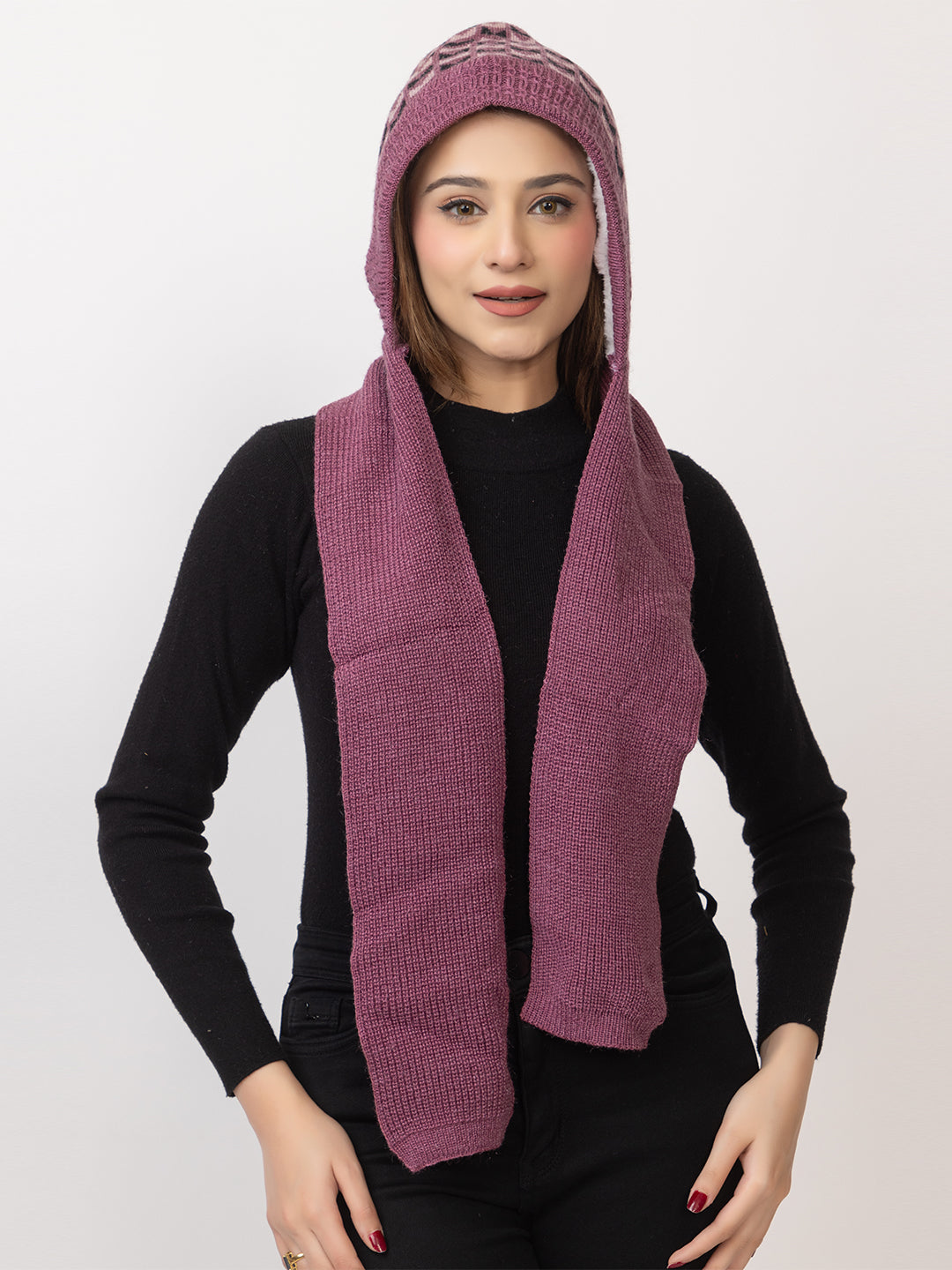 Onion flower muffler cap
