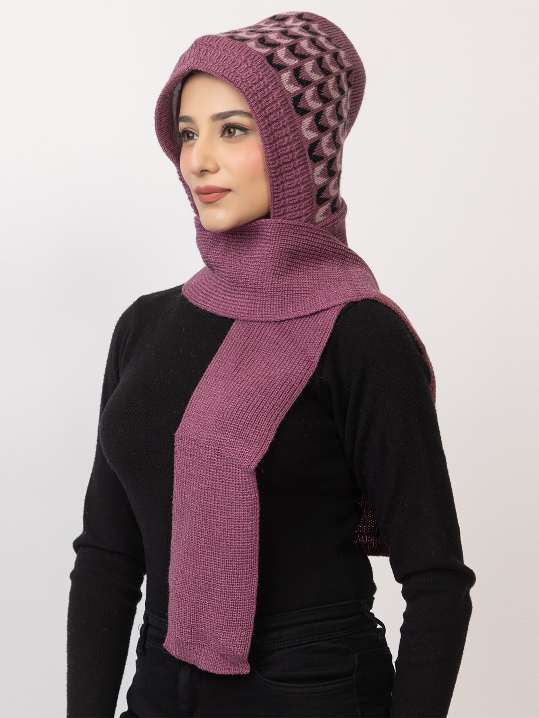 Onion flower muffler cap