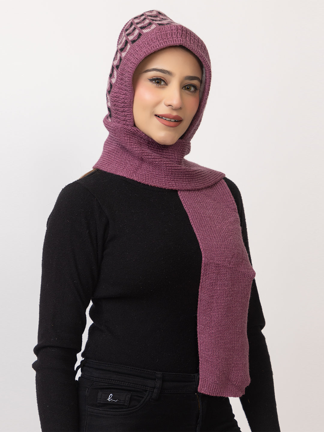 Onion flower muffler cap