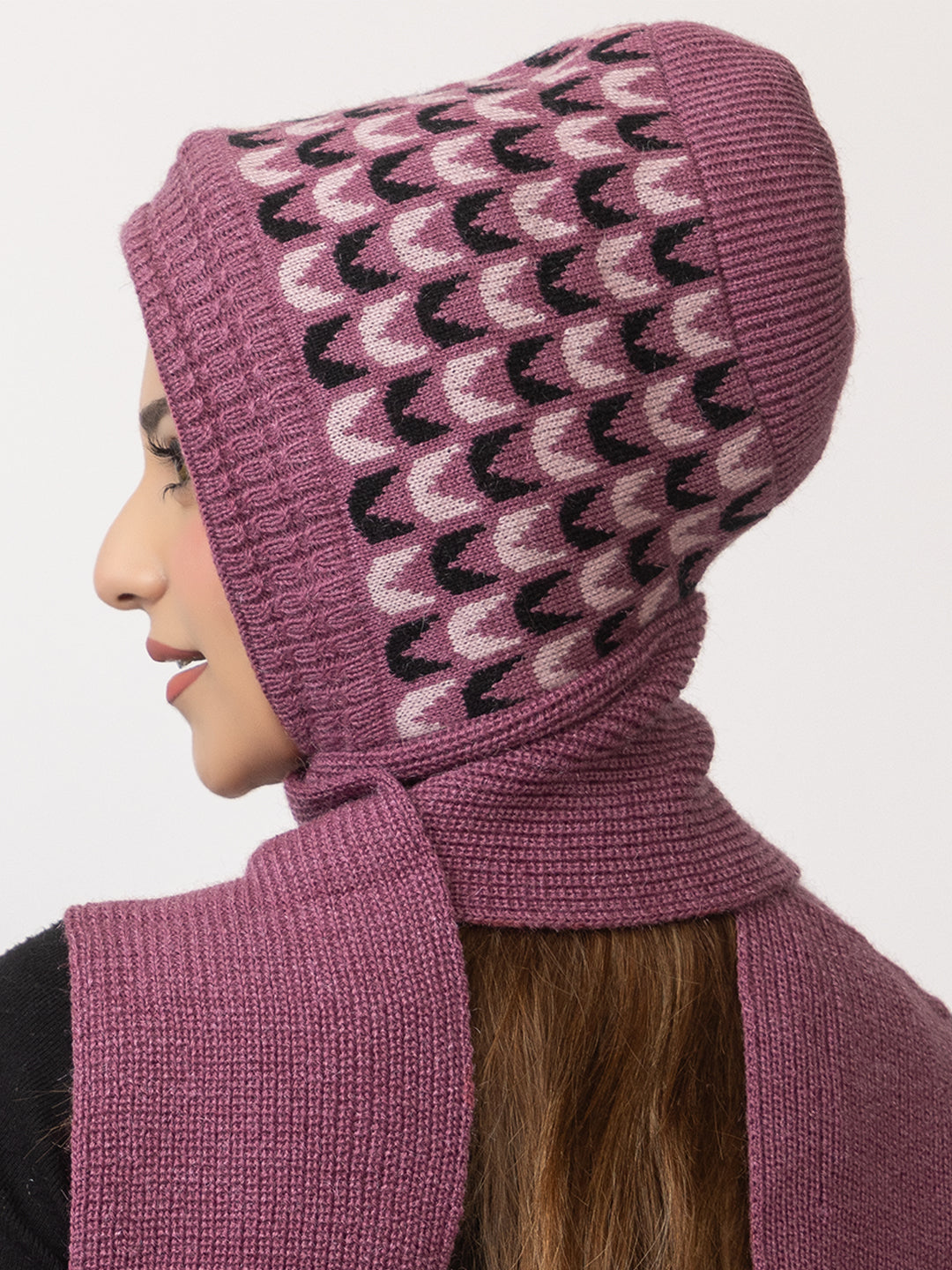 Onion flower muffler cap