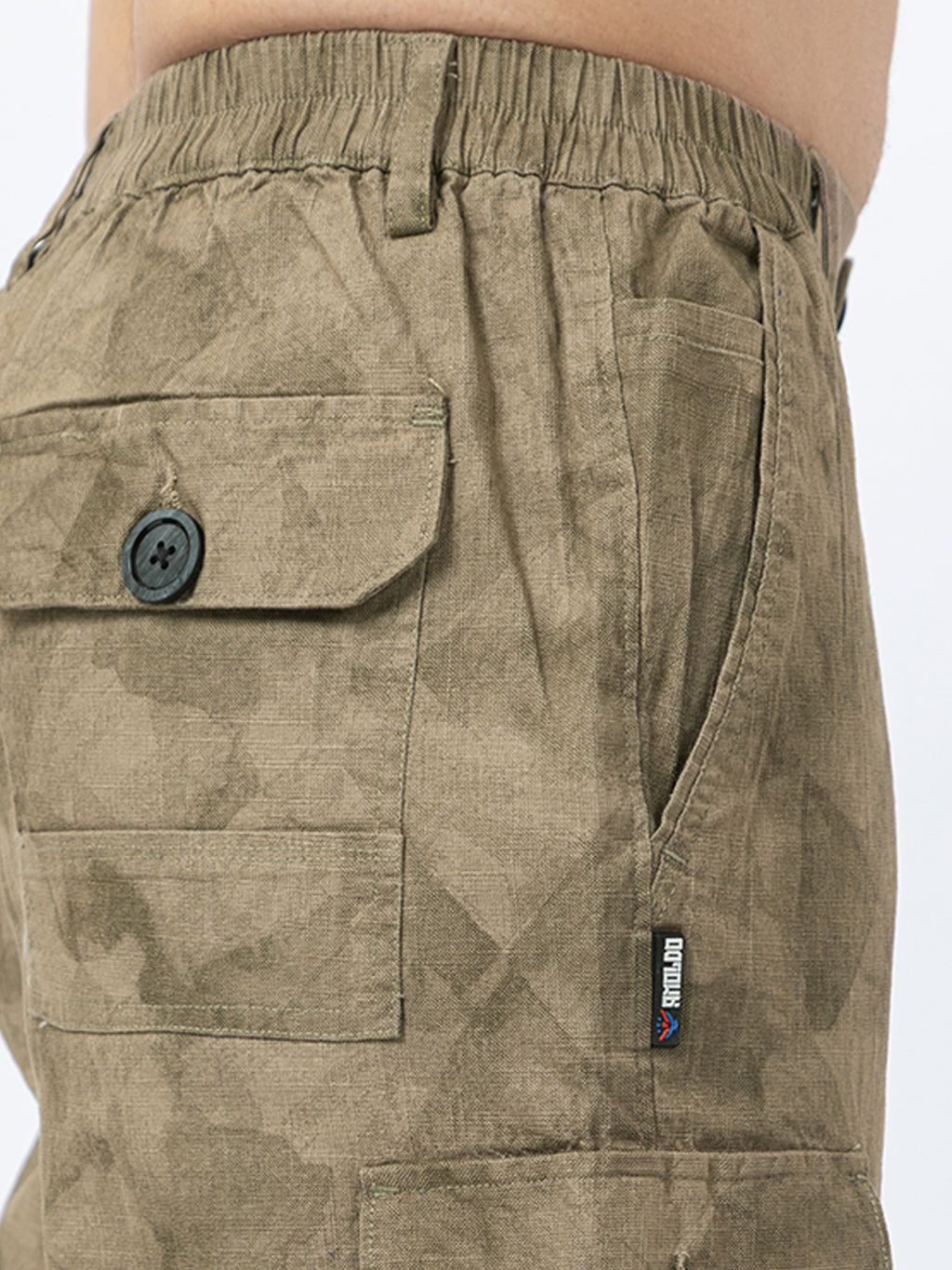 Men's 2-in-1 Camouflage Convertible Cargo Pants - Brown