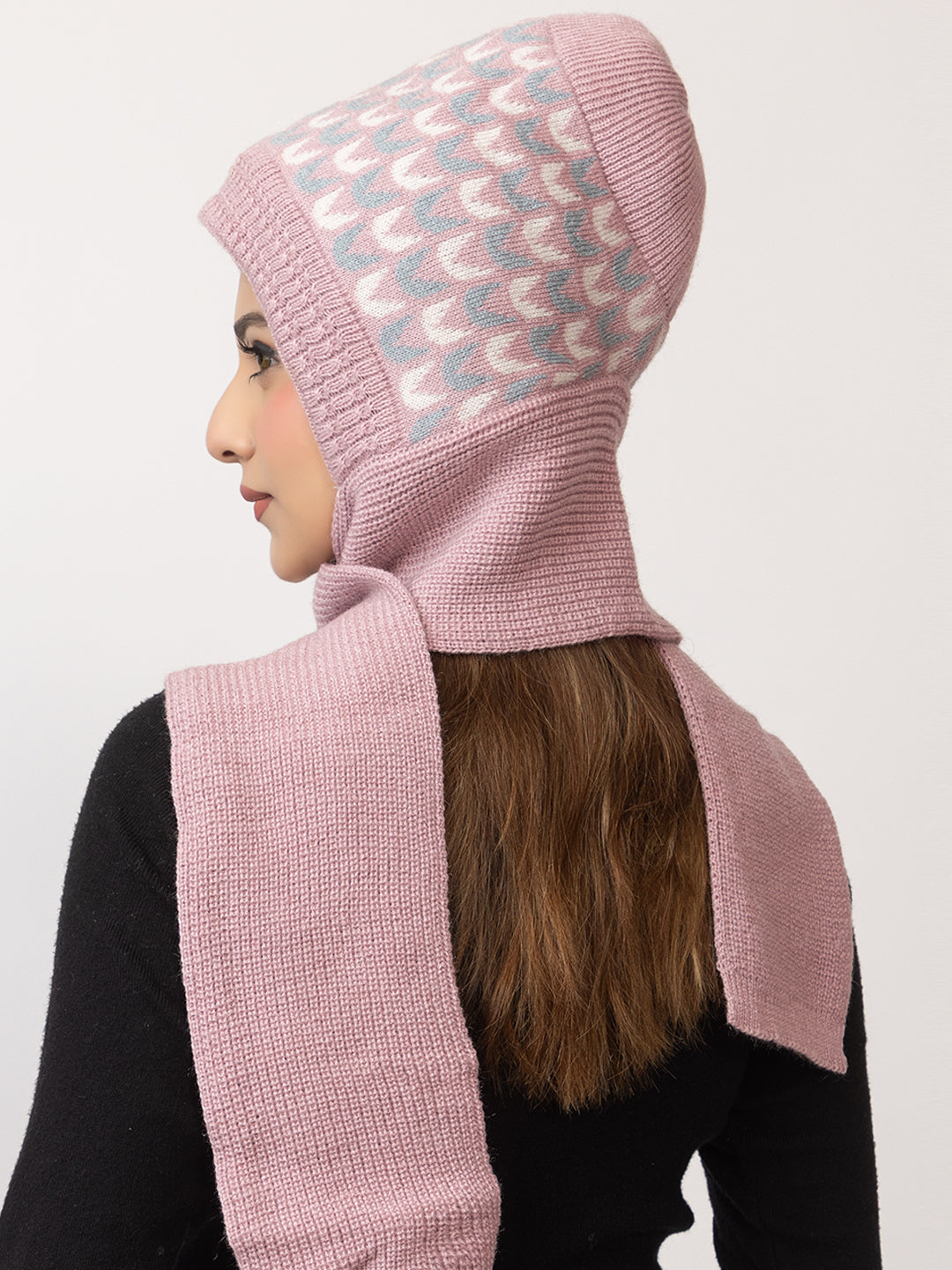 Pink U-design Muffler Cap