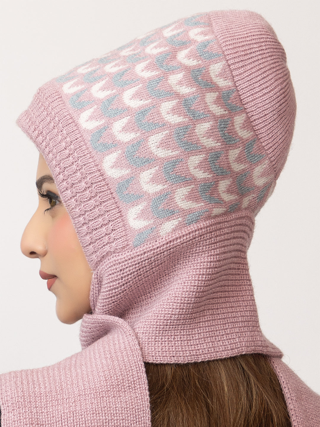 Pink U-design Muffler Cap