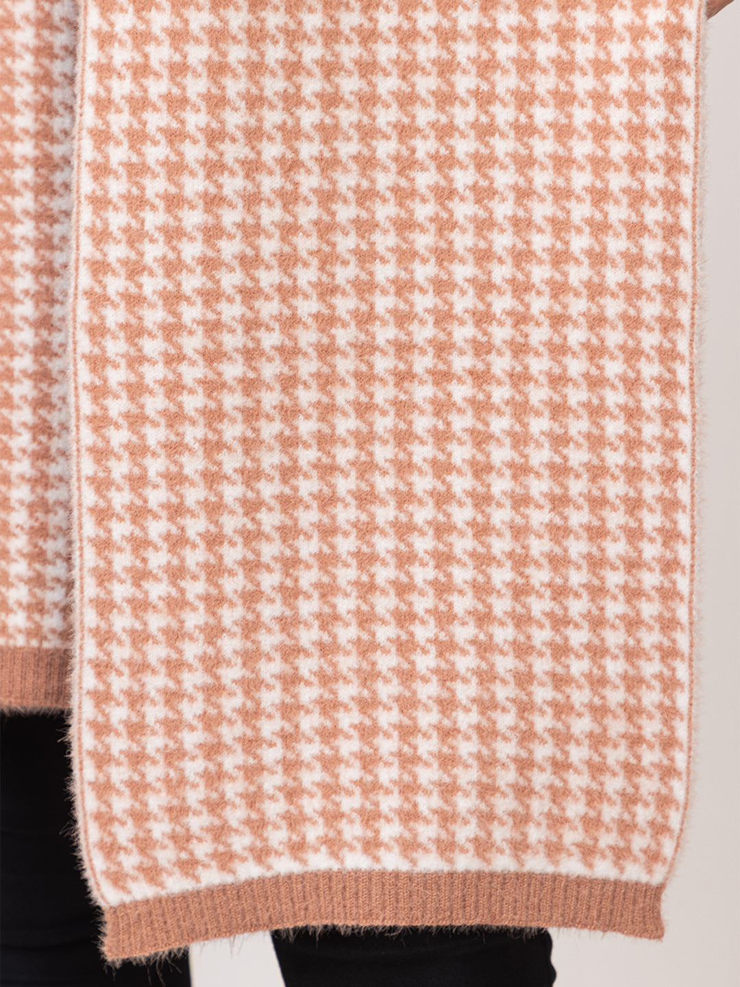 Orange Dots scarf cap combo