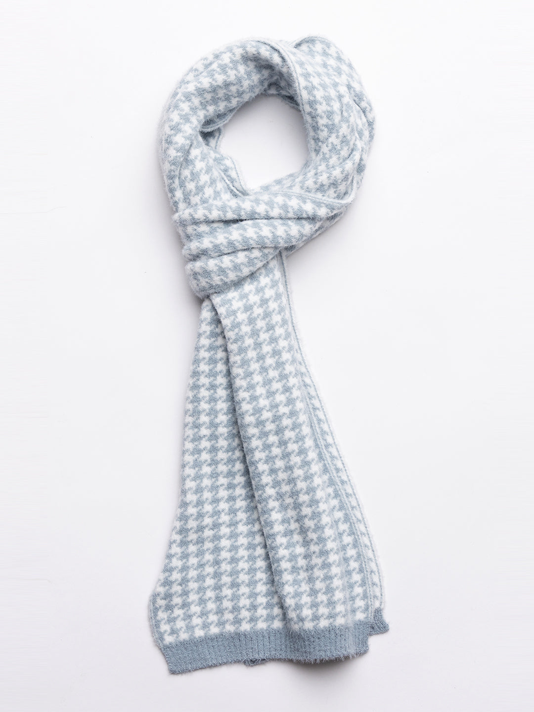 Light Grey Dots scarf cap combo