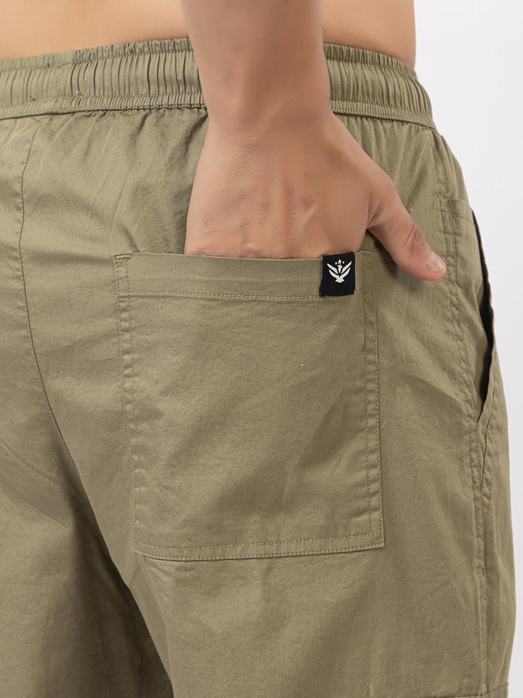 Men's Straight Fit Cargo Pants - Beige