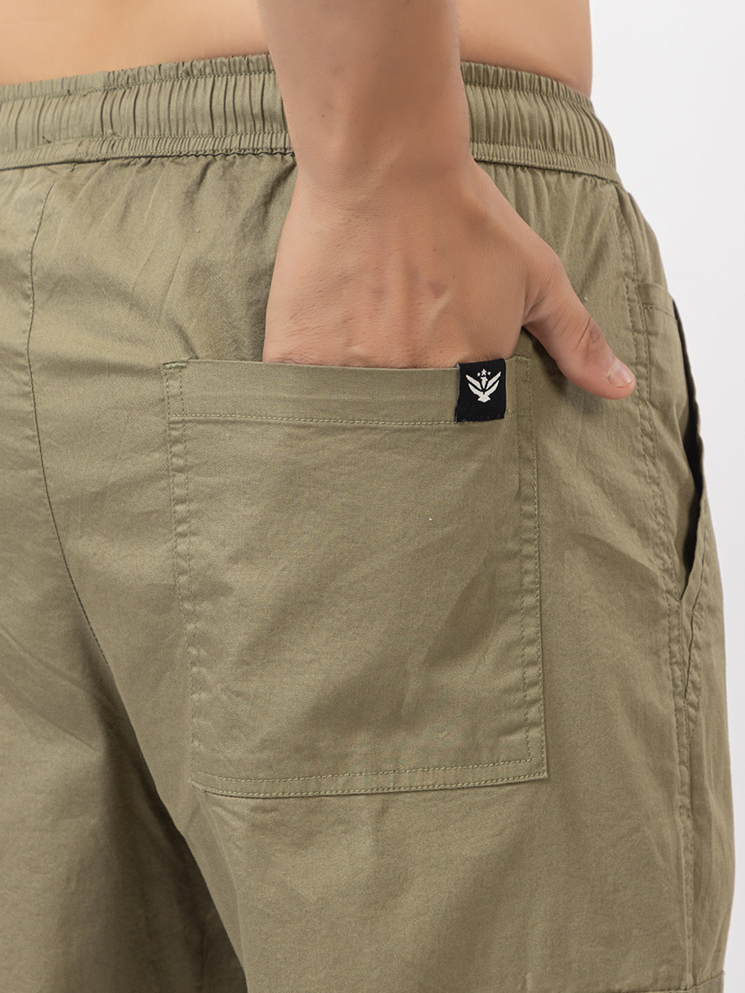 Men's Straight Fit Cargo Pants - Beige
