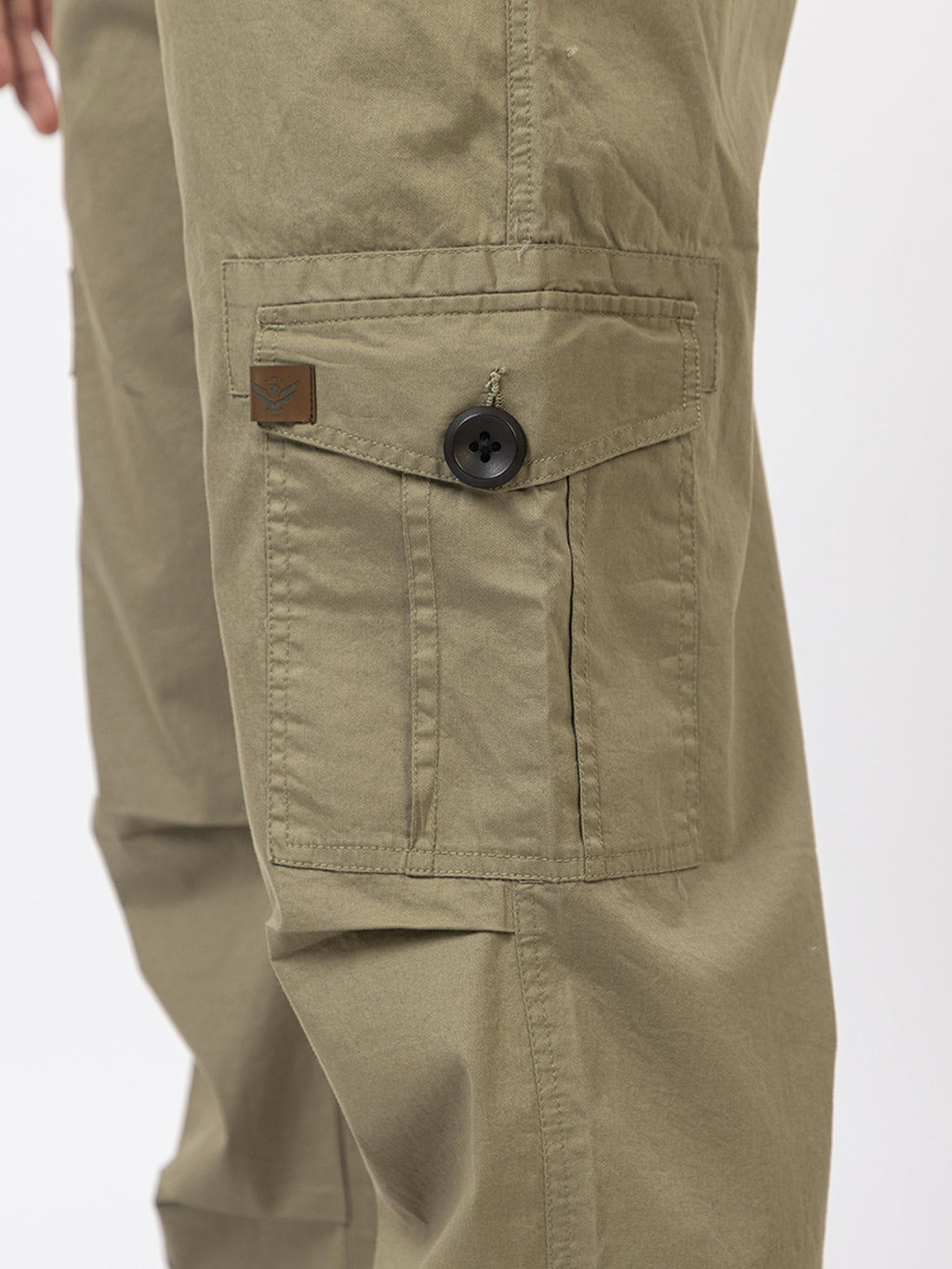 Men's Straight Fit Cargo Pants - Beige