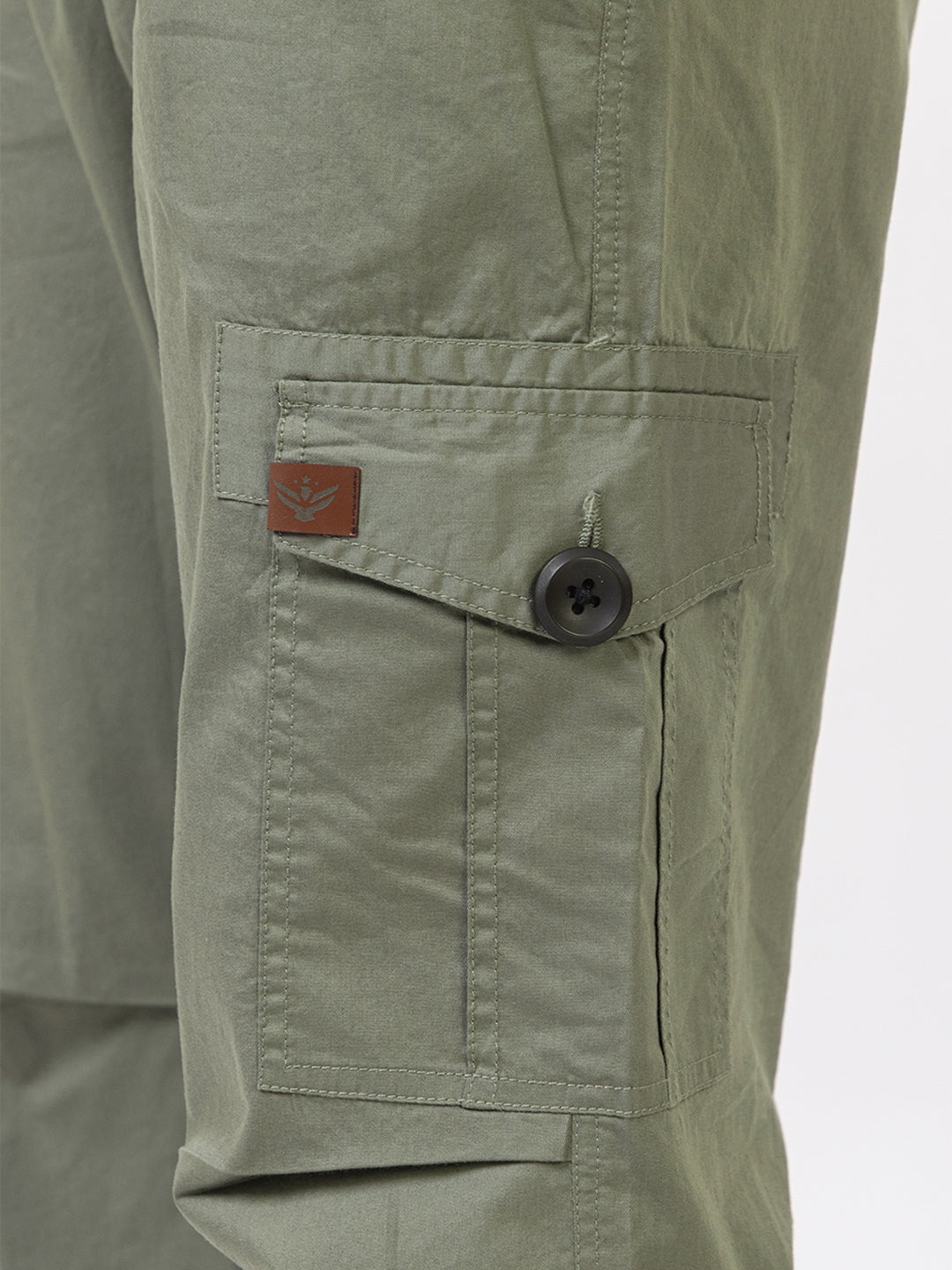 Men's Straight Fit Cargo Pants - Sage Green