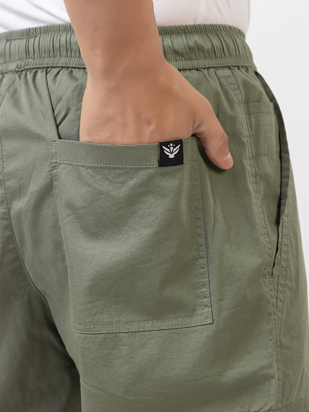 Men's Straight Fit Cargo Pants - Sage Green