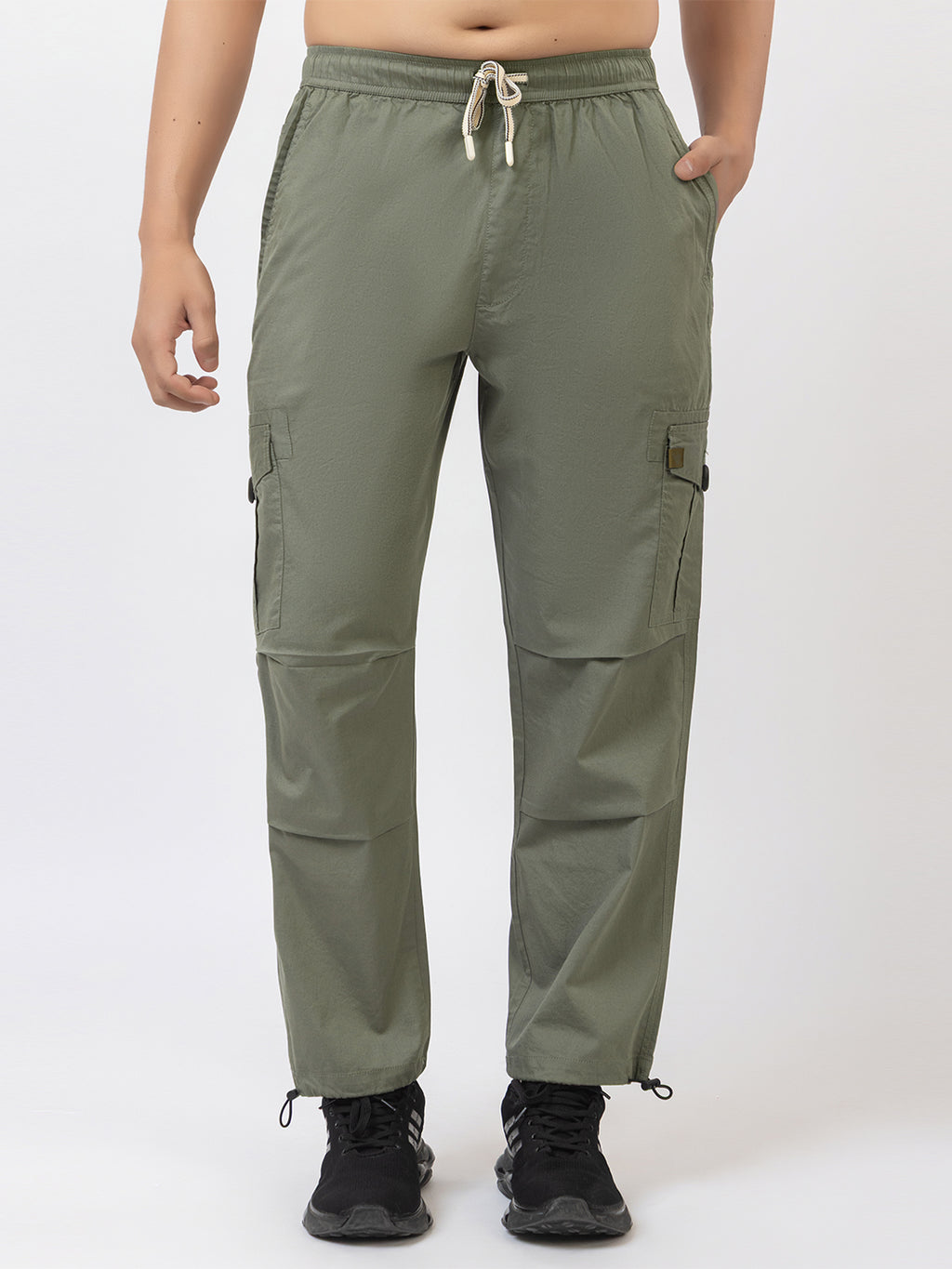 Men's Straight Fit Cargo Pants - Sage Green