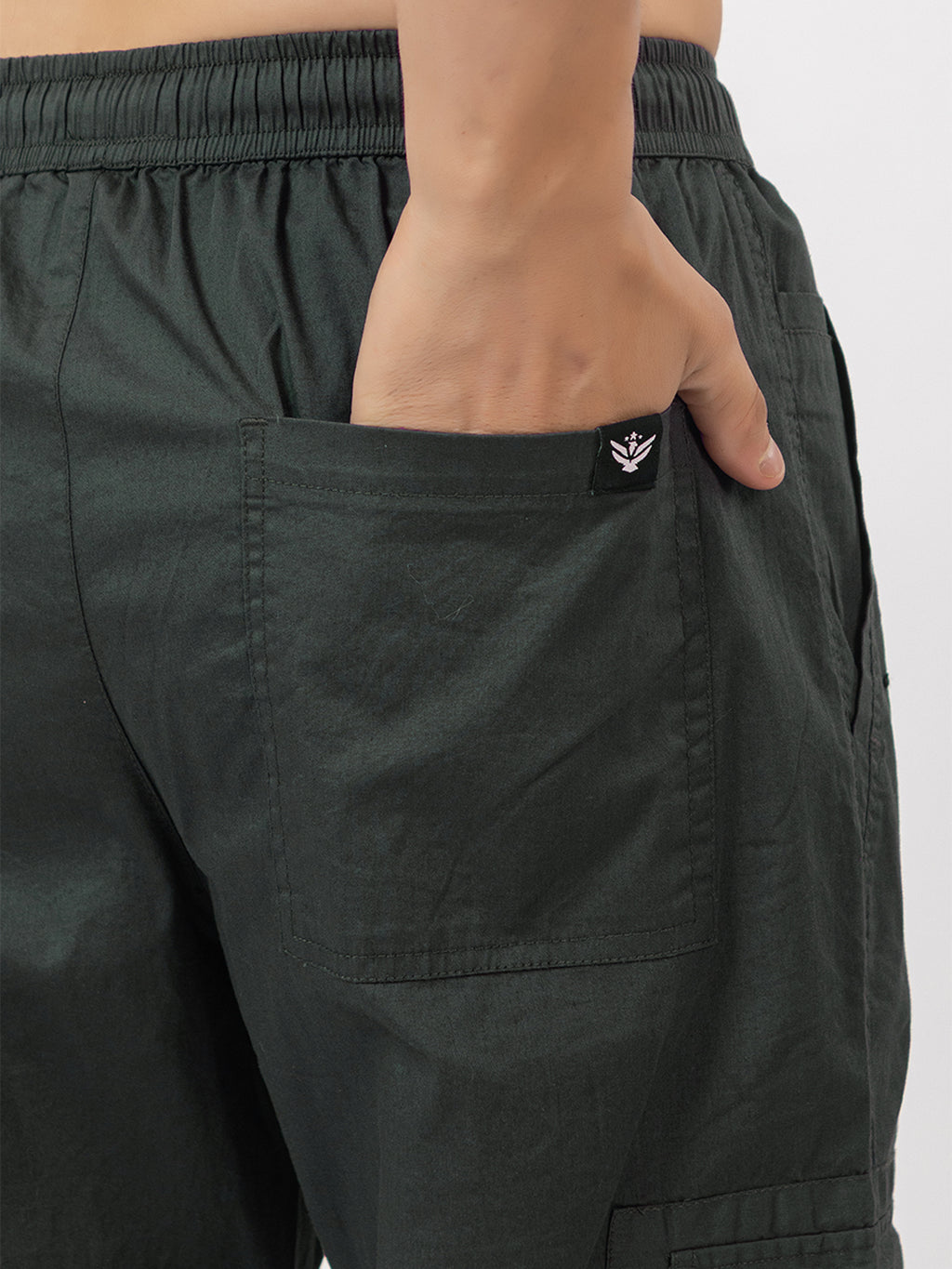 Men's Straight Fit Cargo Pants - Dark Grey