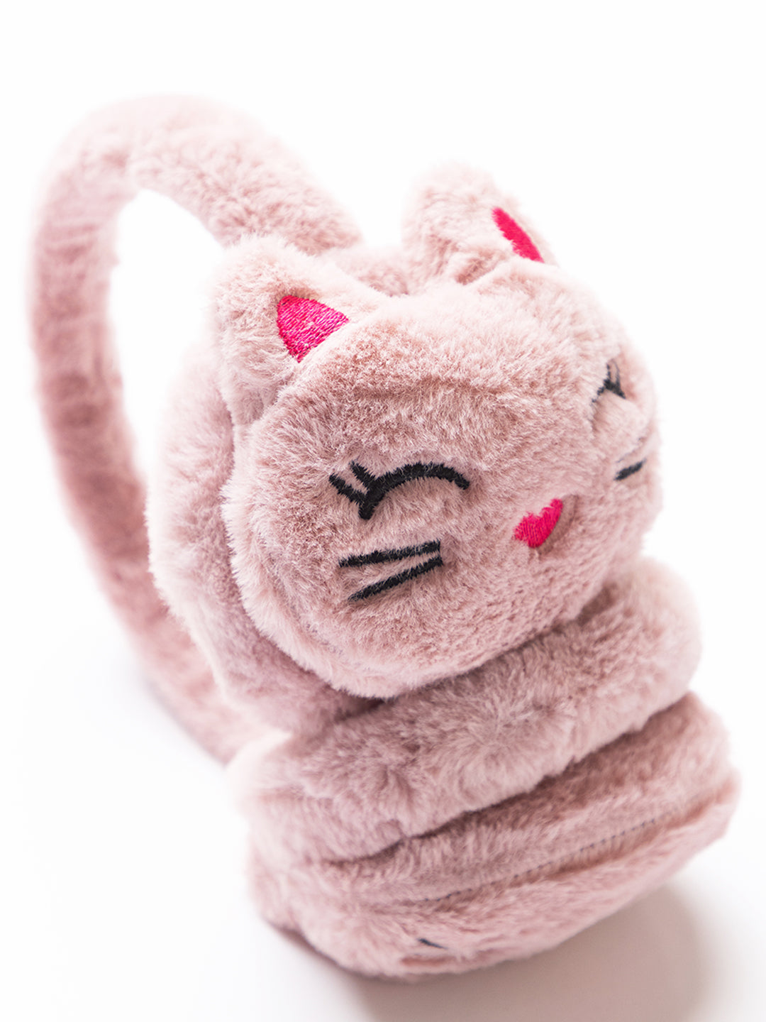 Pink Cat Earmuffs with LED Lights