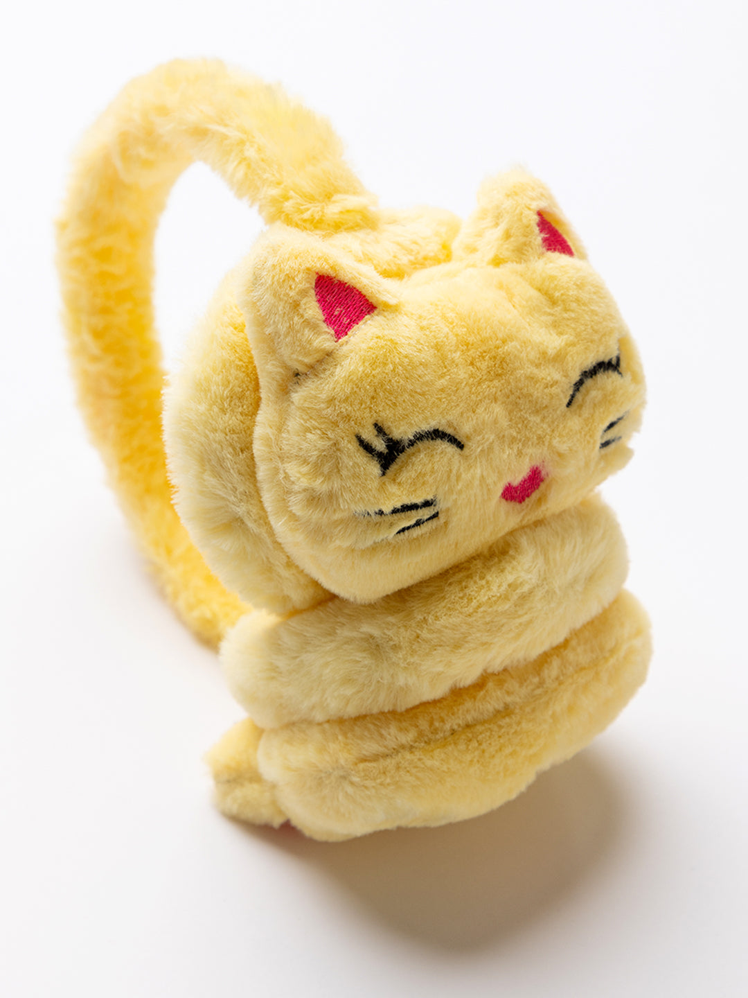 Yellow Cat Earmuffs with LED Lights