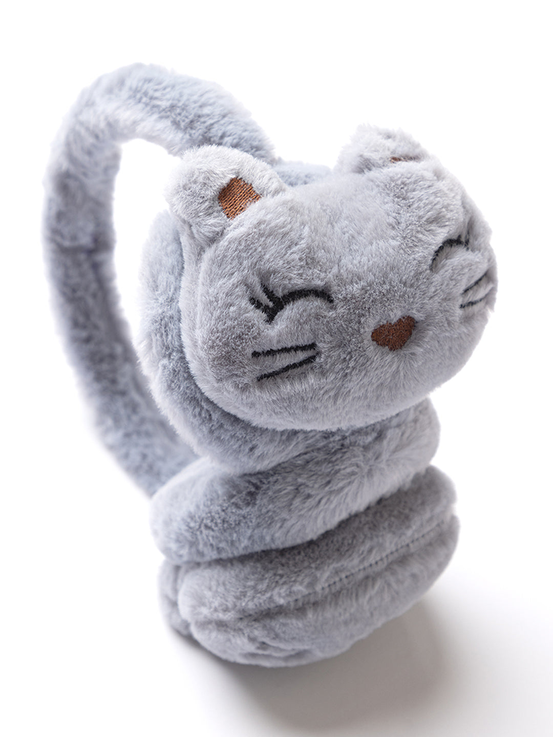 Grey Cat Earmuffs with LED Lights