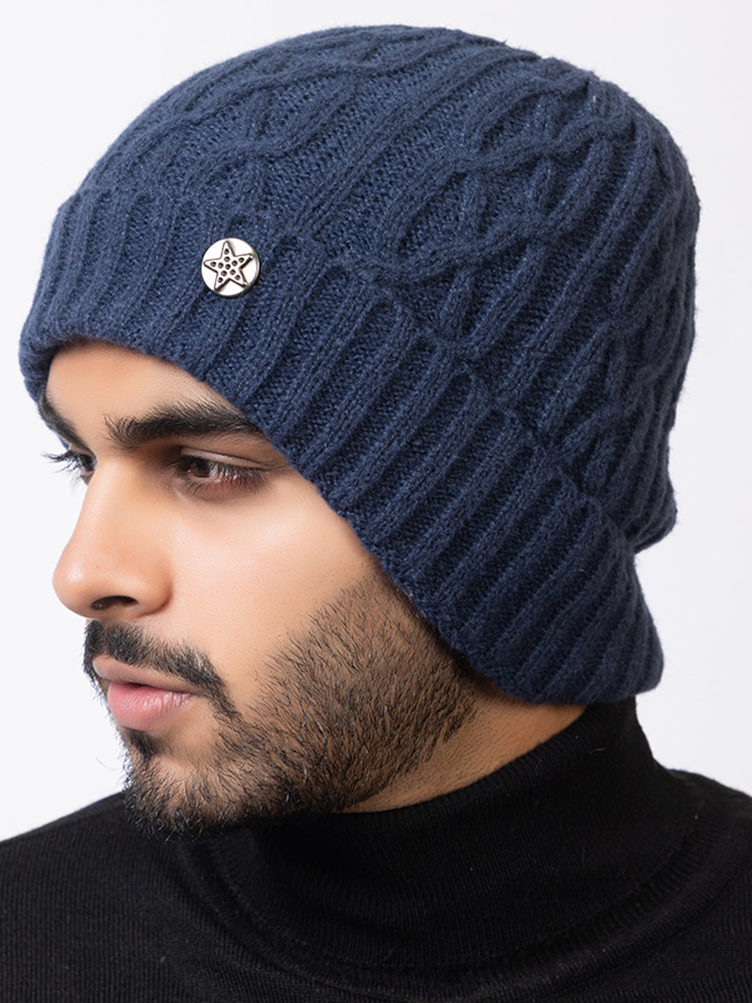 Navy twist cap