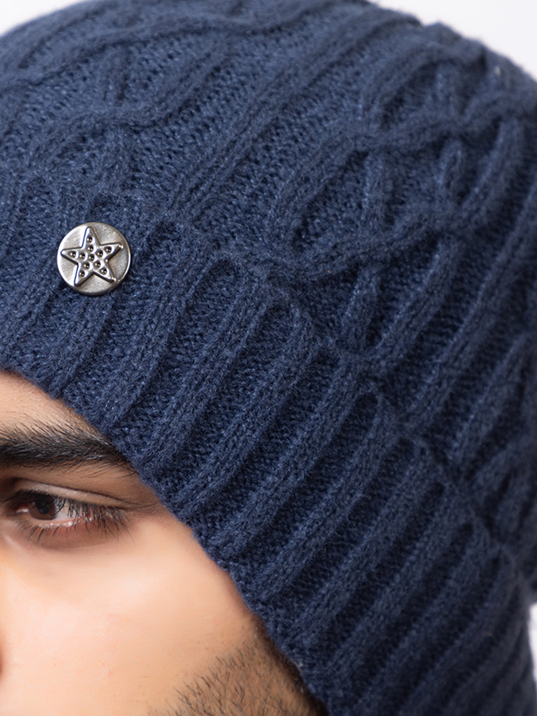 Navy twist cap