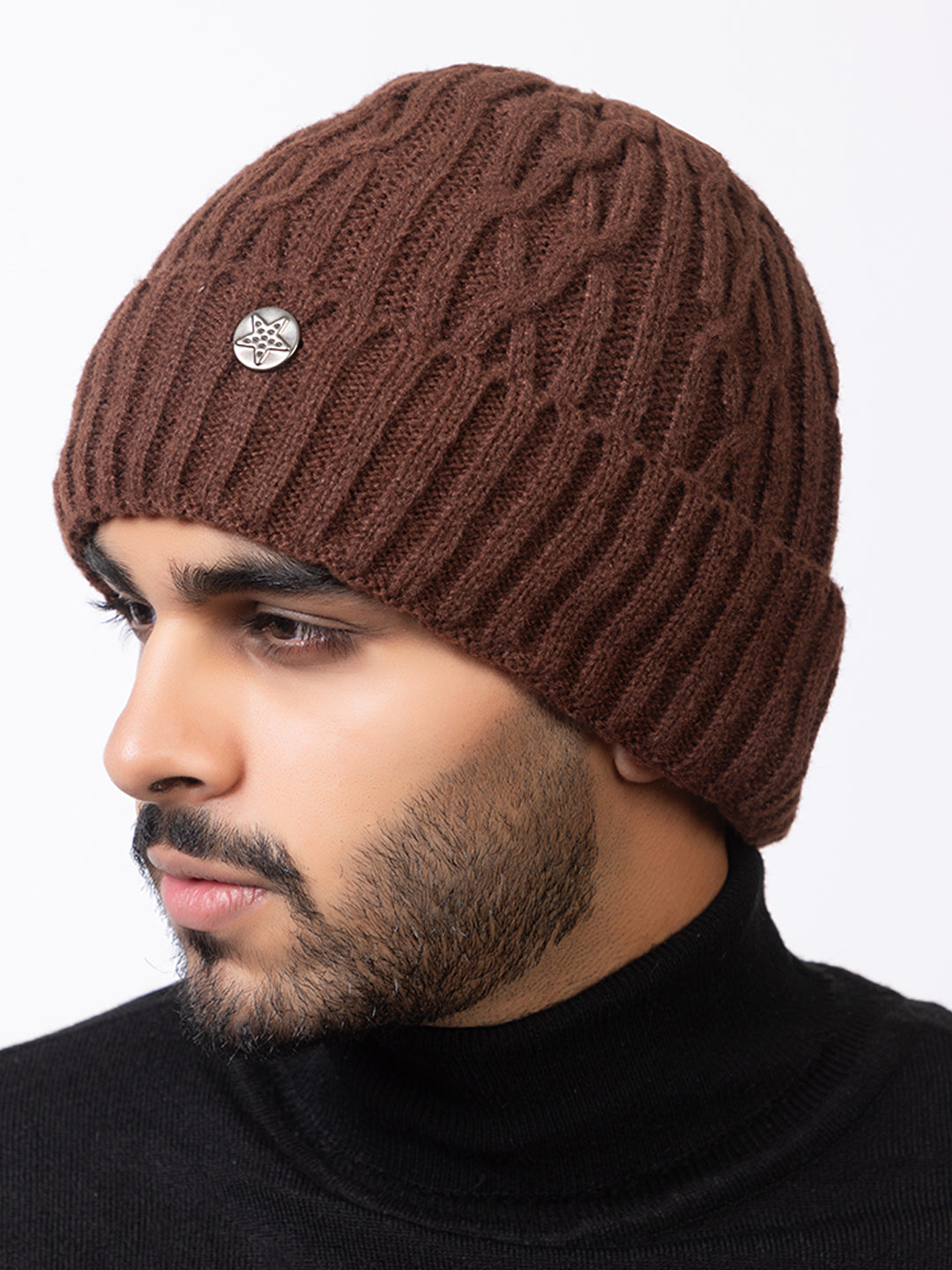 Brown twist cap