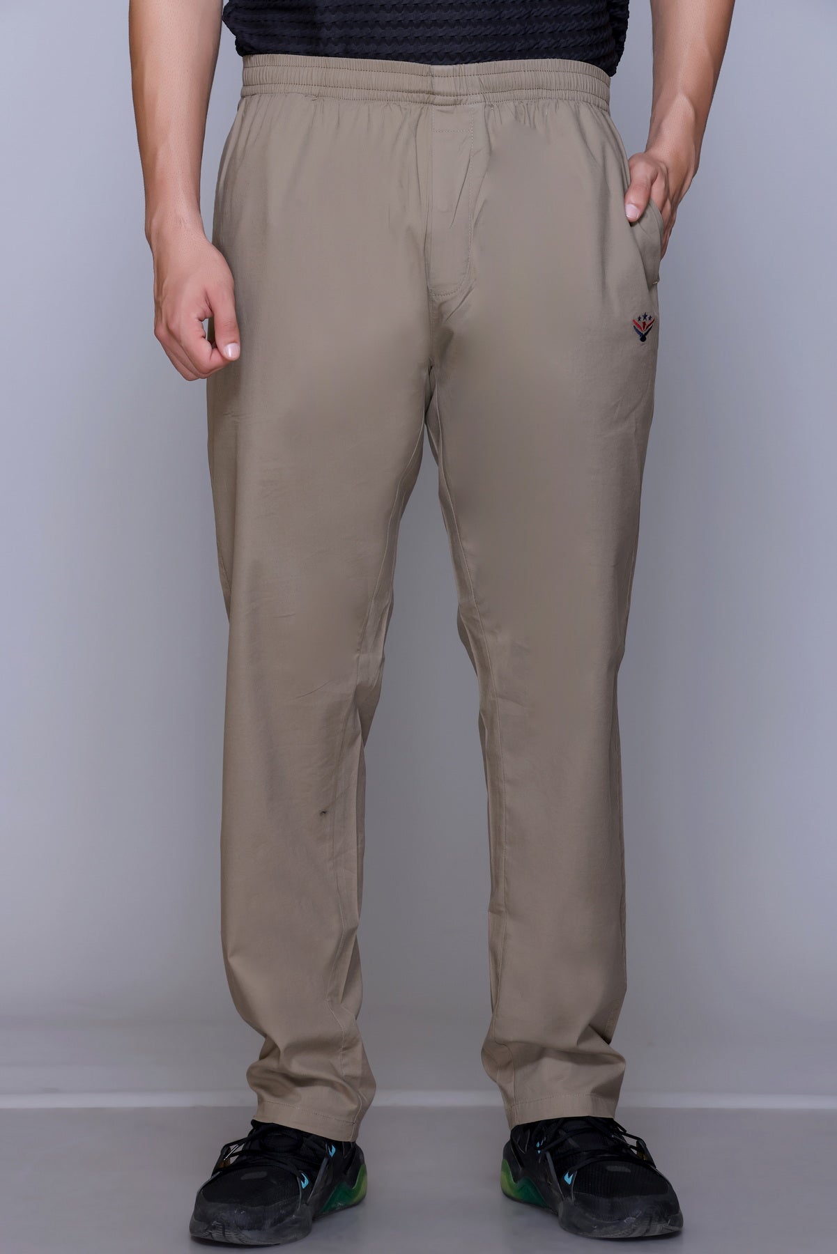 men's casual trousers, stretch trousers, regular fit trousers, Lightweight, everyday wear trousers