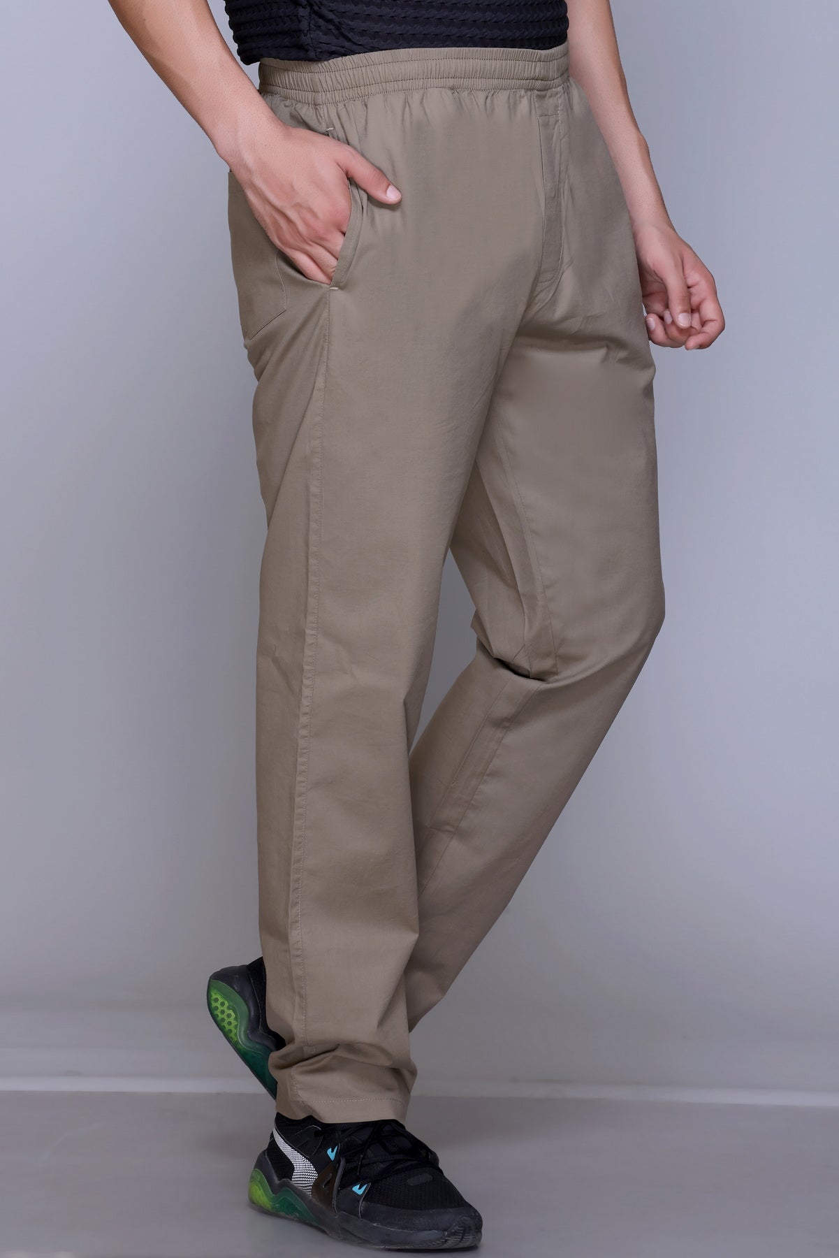 men's casual trousers, stretch trousers, regular fit trousers, Lightweight, everyday wear trousers