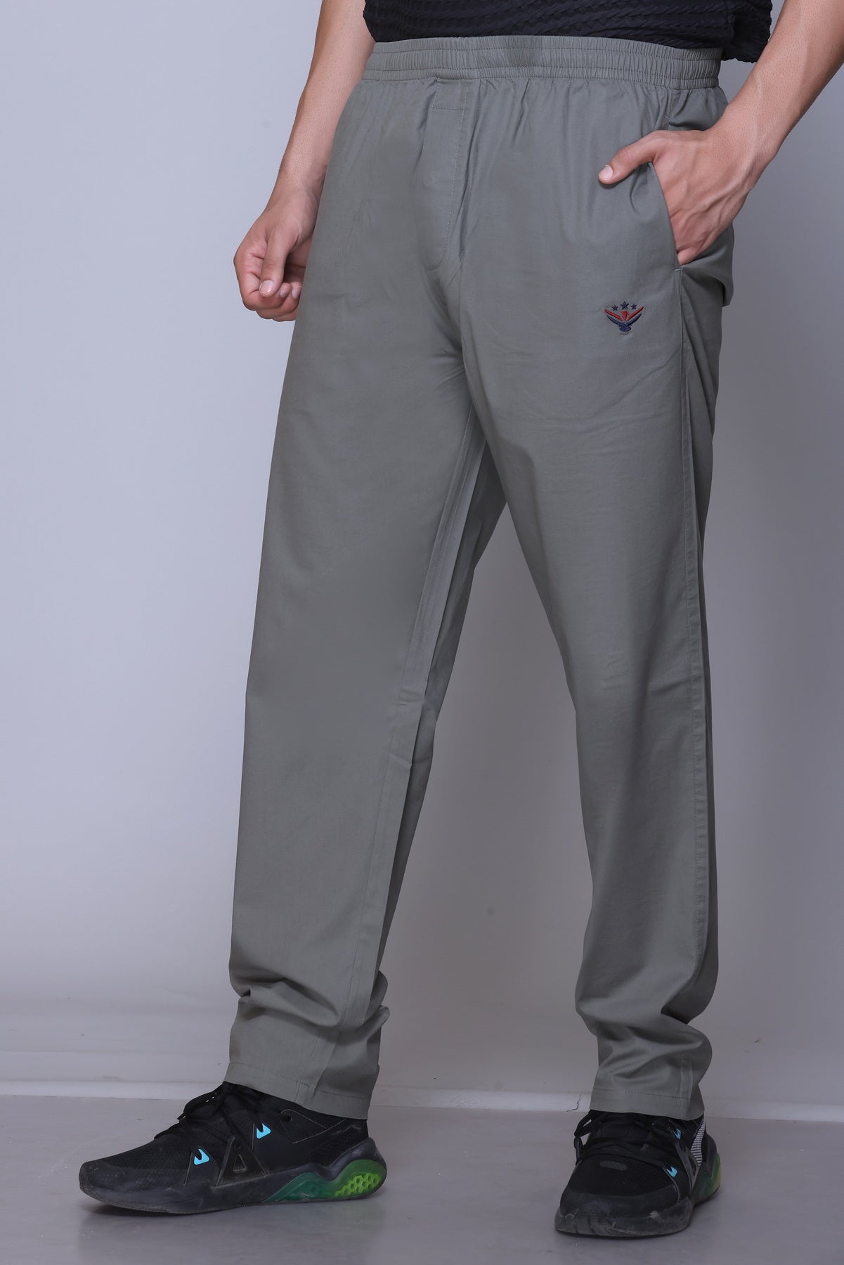 men's casual trousers, stretch trousers, regular fit trousers, Lightweight, everyday wear trousers