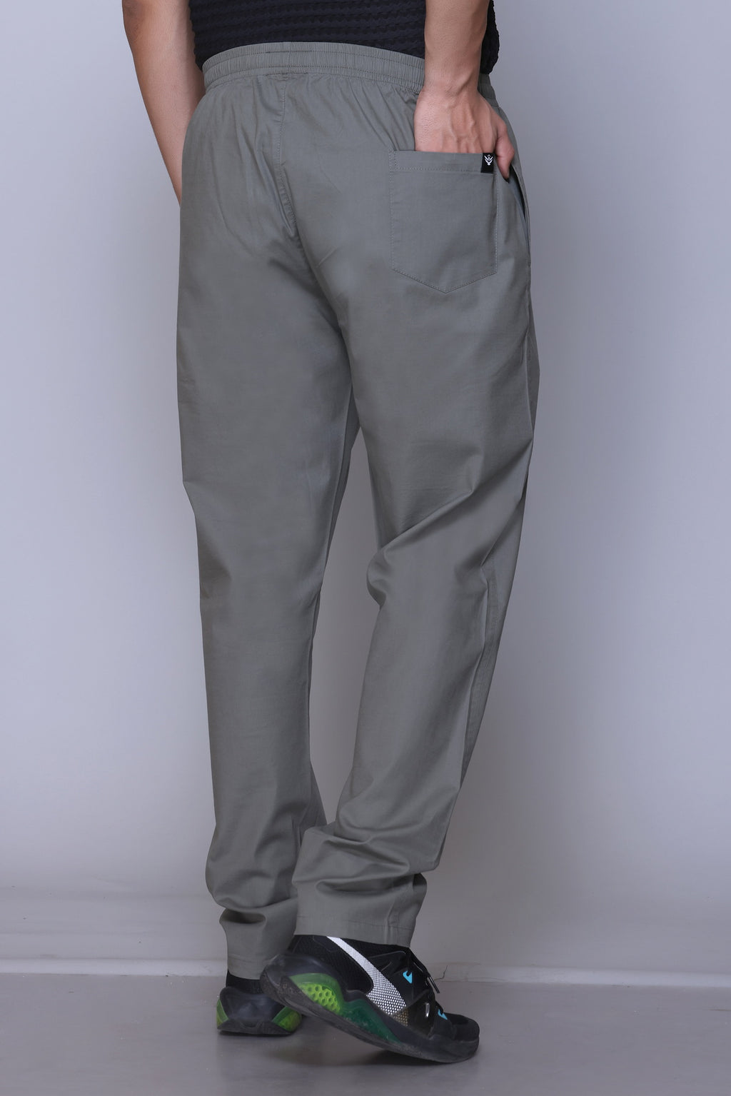 men's casual trousers, stretch trousers, regular fit trousers, Lightweight, everyday wear trousers