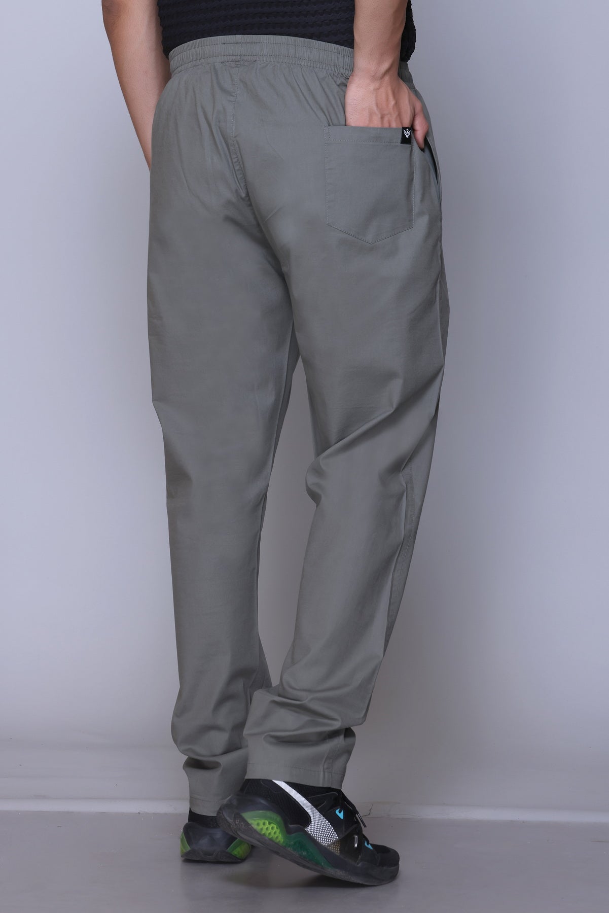 men's casual trousers, stretch trousers, regular fit trousers, Lightweight, everyday wear trousers