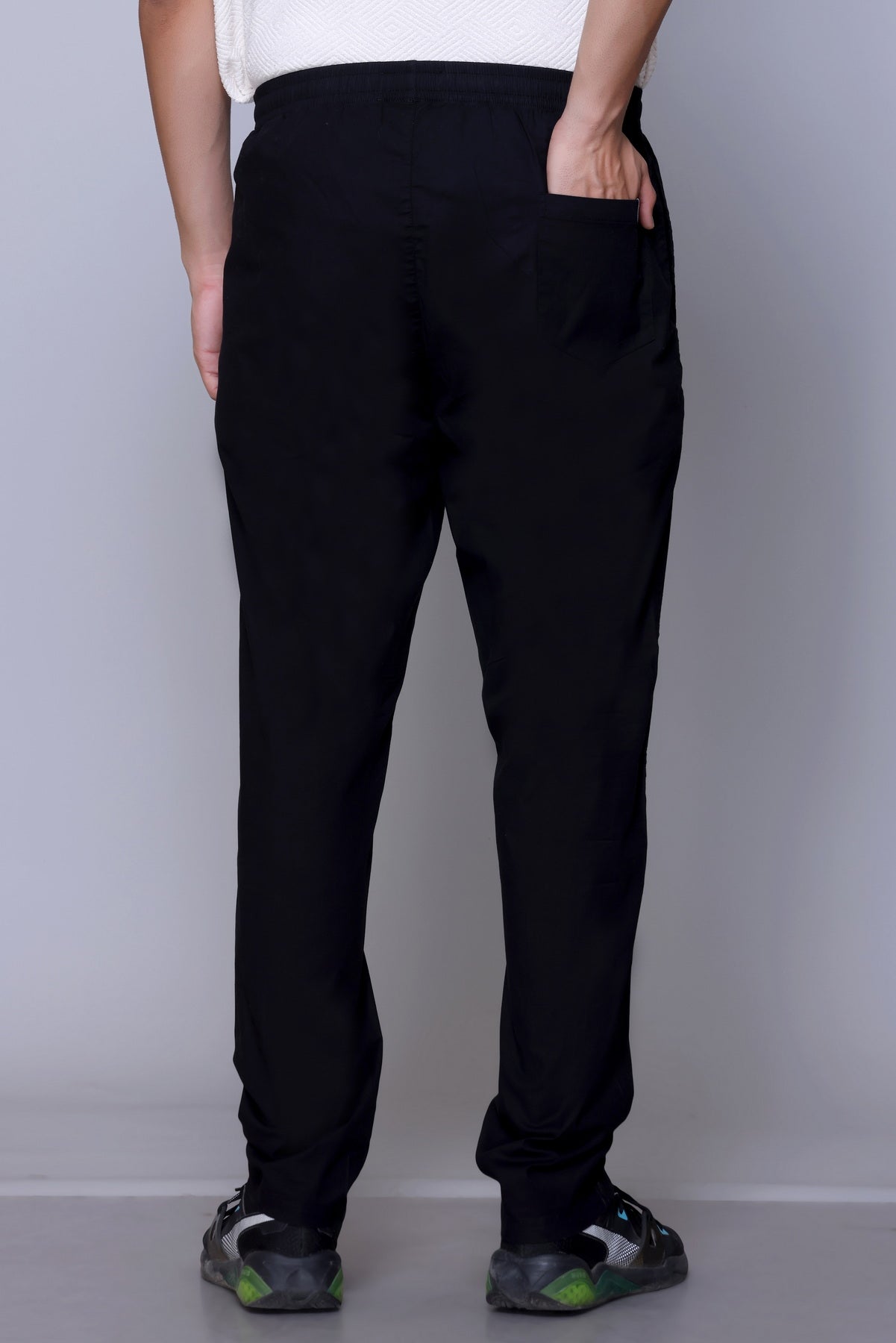 men's casual trousers, stretch trousers, regular fit trousers, Lightweight, everyday wear trousers