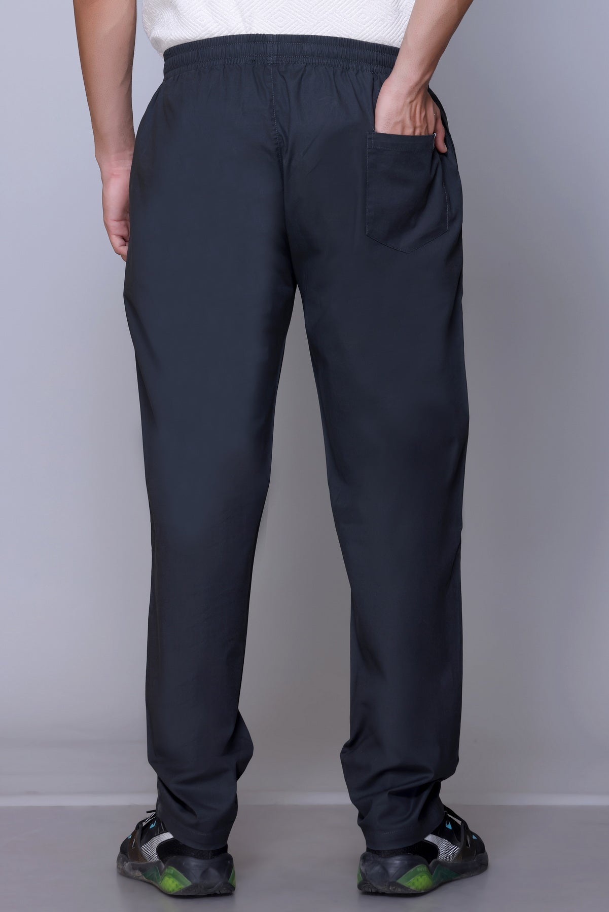men's casual trousers, stretch trousers, regular fit trousers, Lightweight, everyday wear trousers