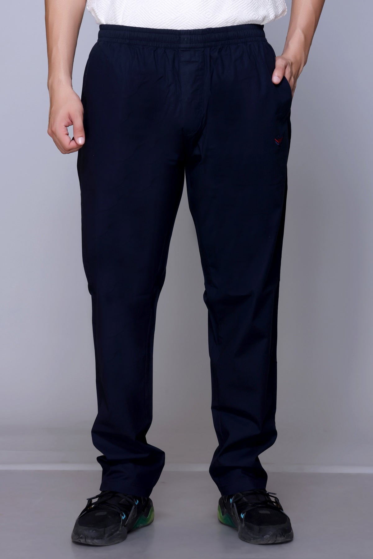 men's casual trousers, stretch trousers, regular fit trousers, Lightweight, everyday wear trousers