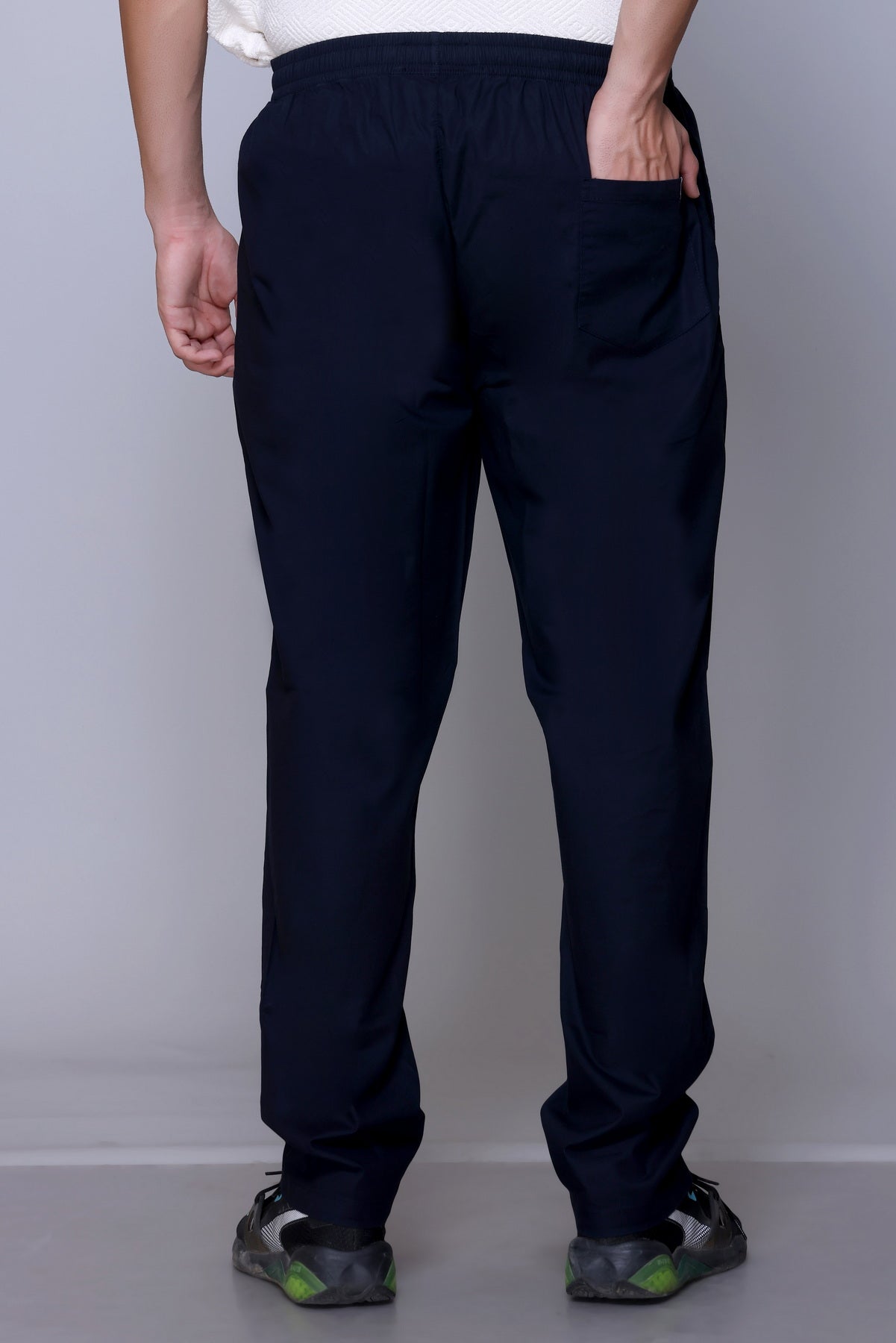 men's casual trousers, stretch trousers, regular fit trousers, Lightweight, everyday wear trousers