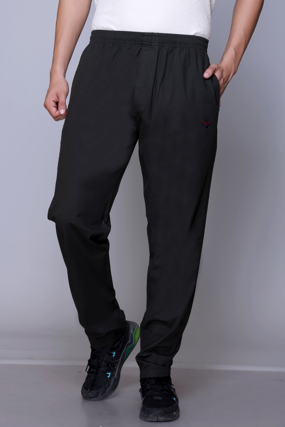 men's casual trousers, stretch trousers, regular fit trousers, Lightweight, everyday wear trousers