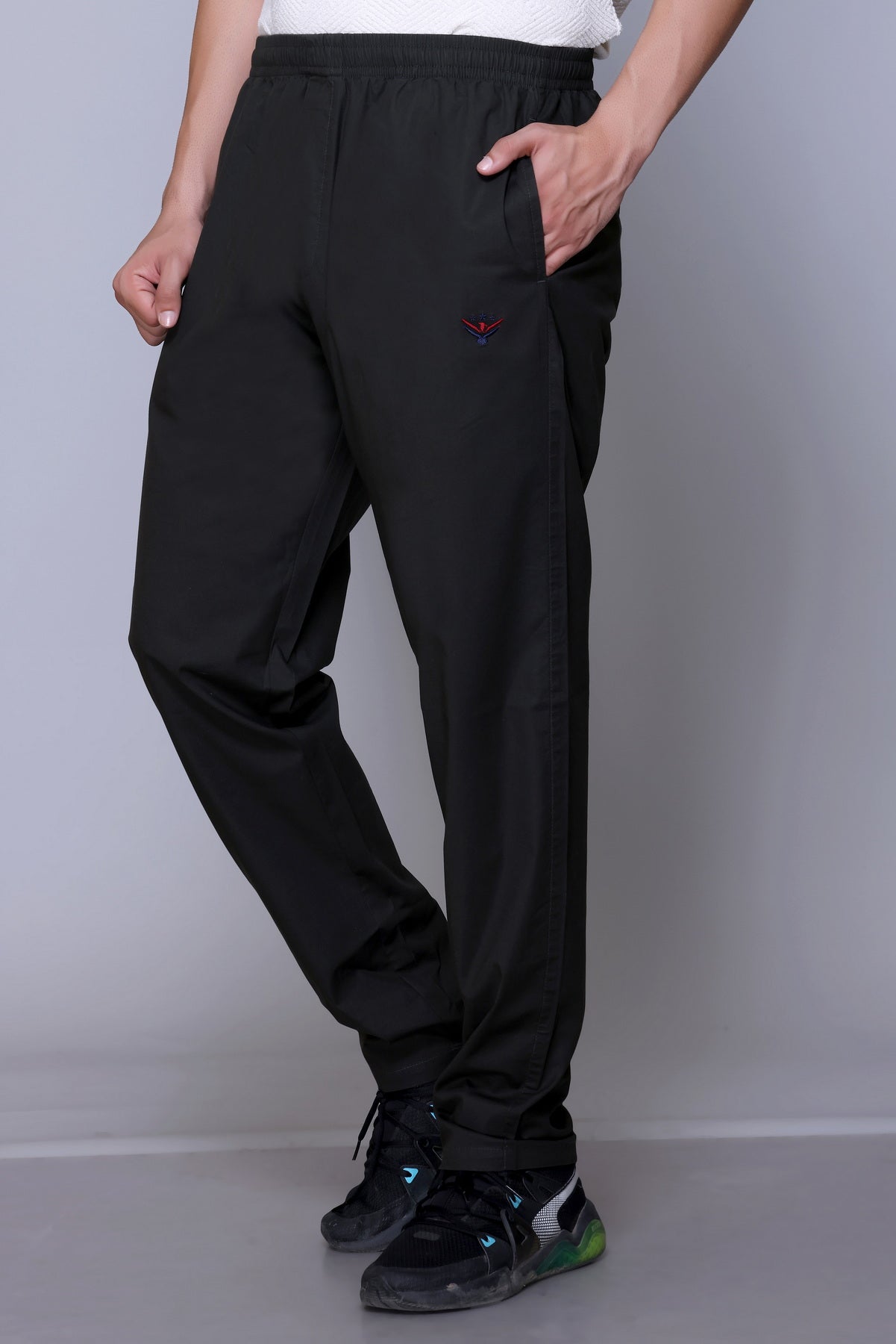 men's casual trousers, stretch trousers, regular fit trousers, Lightweight, everyday wear trousers