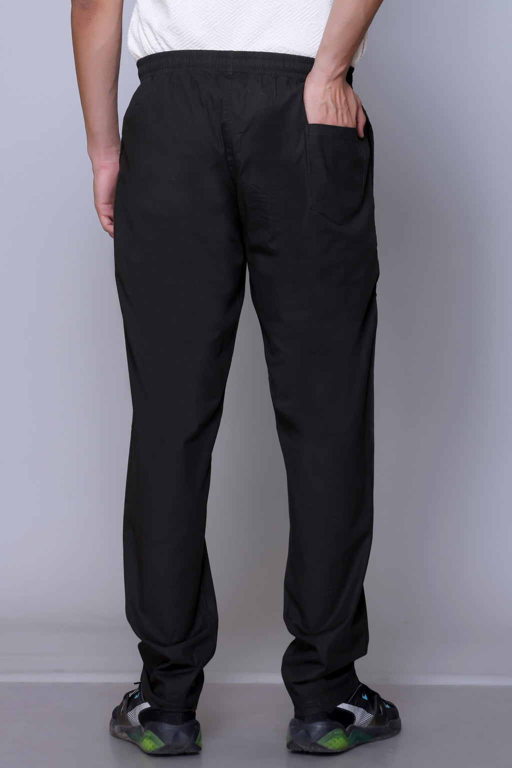 men's casual trousers, stretch trousers, regular fit trousers, Lightweight, everyday wear trousers