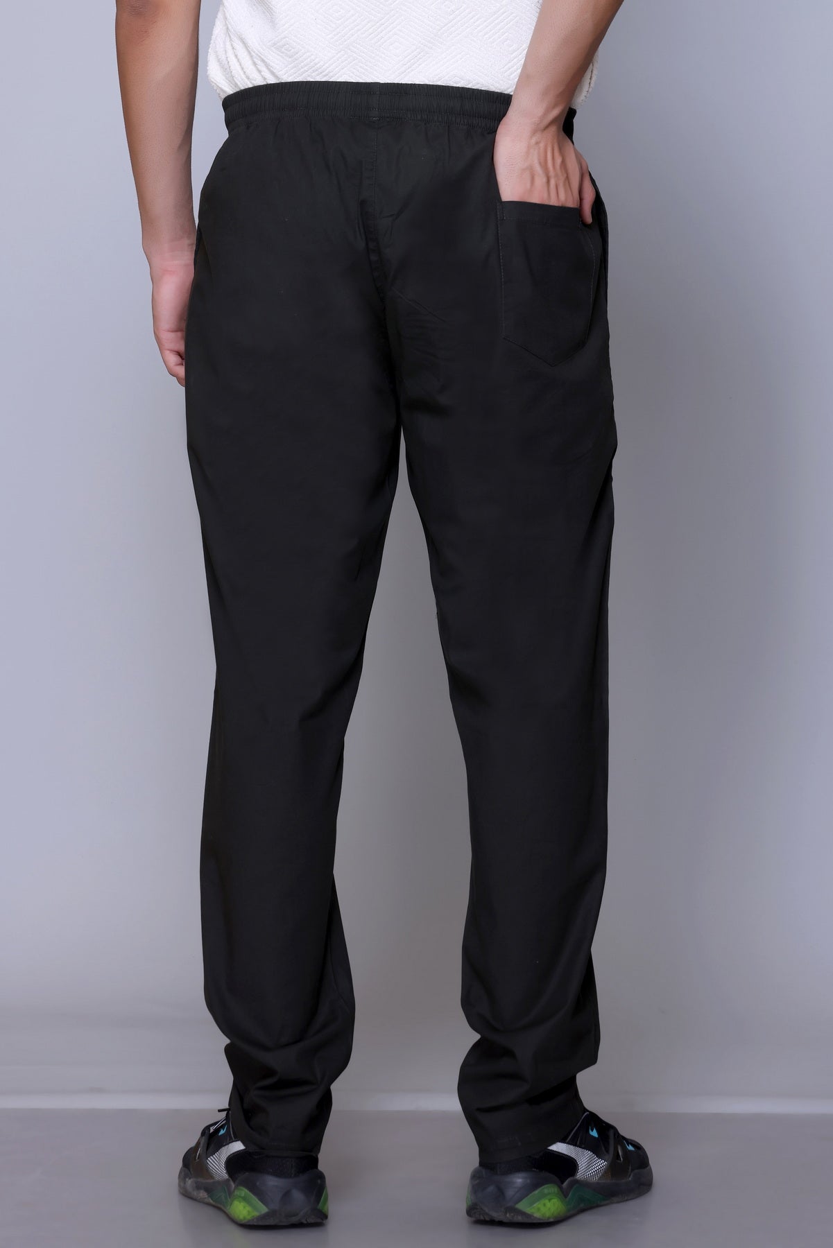men's casual trousers, stretch trousers, regular fit trousers, Lightweight, everyday wear trousers