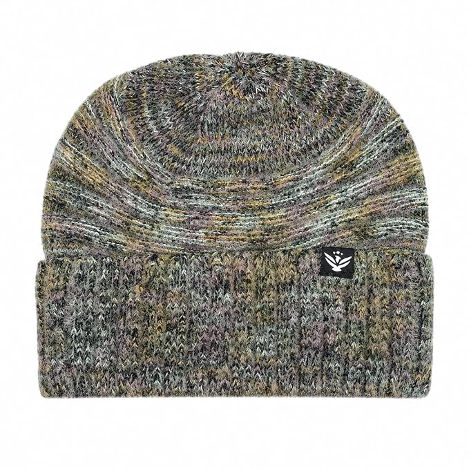 AMOLDO Women’s Knitted Beanie Cap – Soft Warm Winter Hat - Black