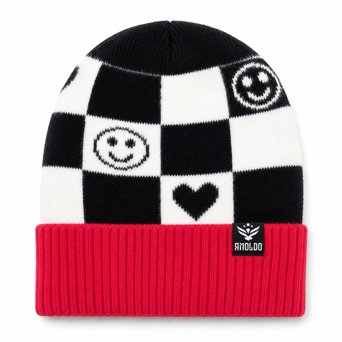 AMOLDO Kids Knitted Beanie Cap & Muffler Set | Winter Cap & Scarf