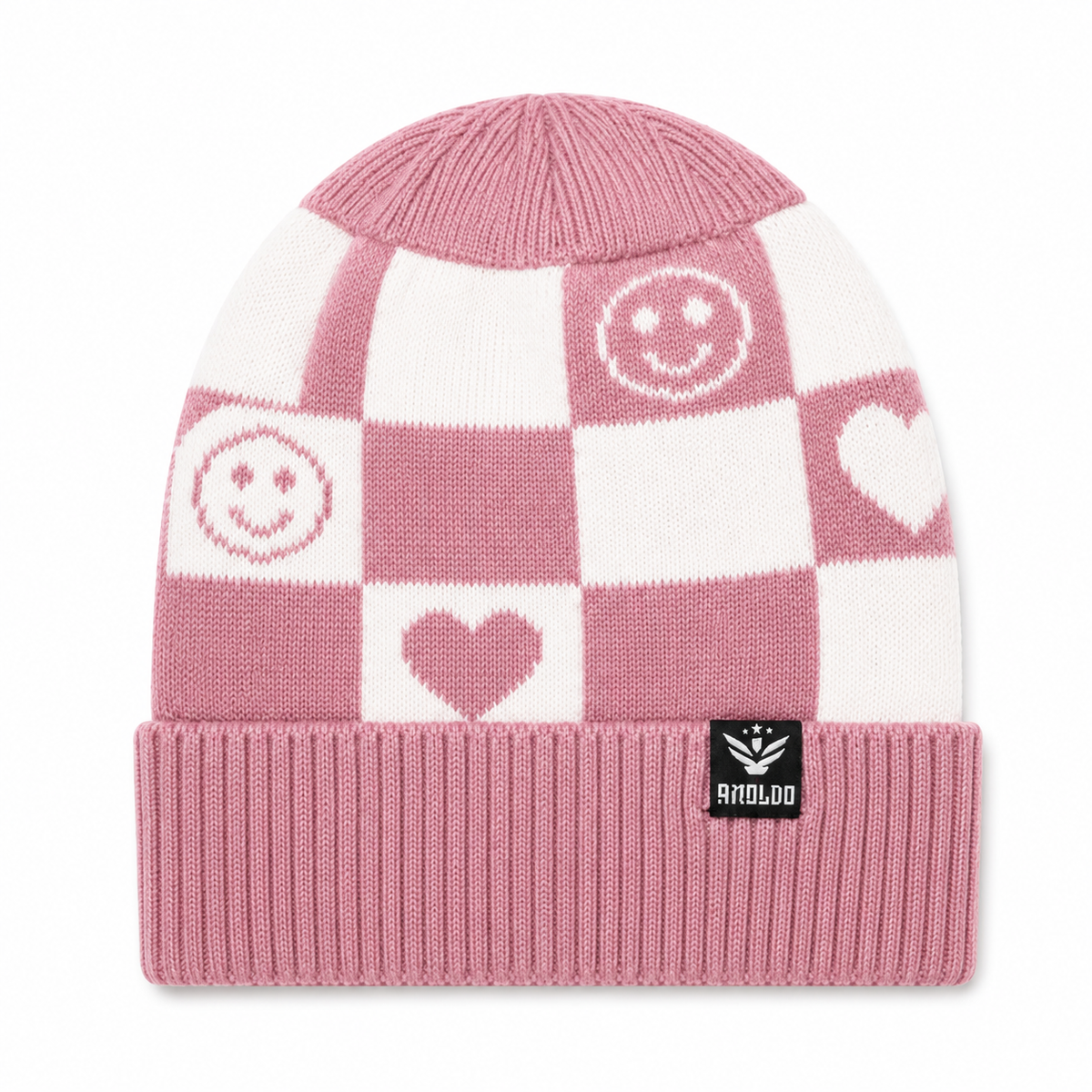 AMOLDO Kids Knitted Beanie Cap & Muffler Set | Winter Cap & Scarf