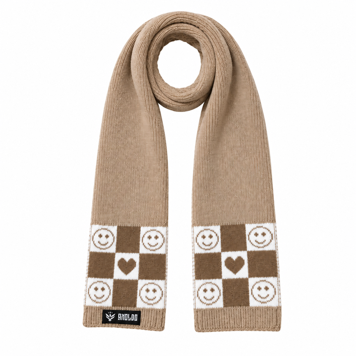 AMOLDO Kids Knitted Beanie Cap & Muffler Set | Winter Cap & Scarf