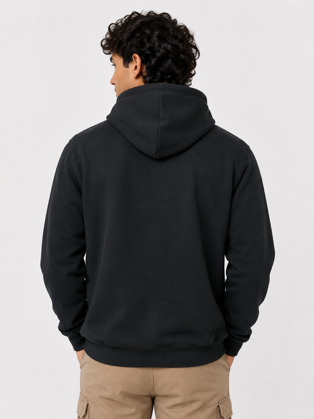 Amoldo Men’s Cotton Fleece Printed Hooded Sweatshirt/Hoodie