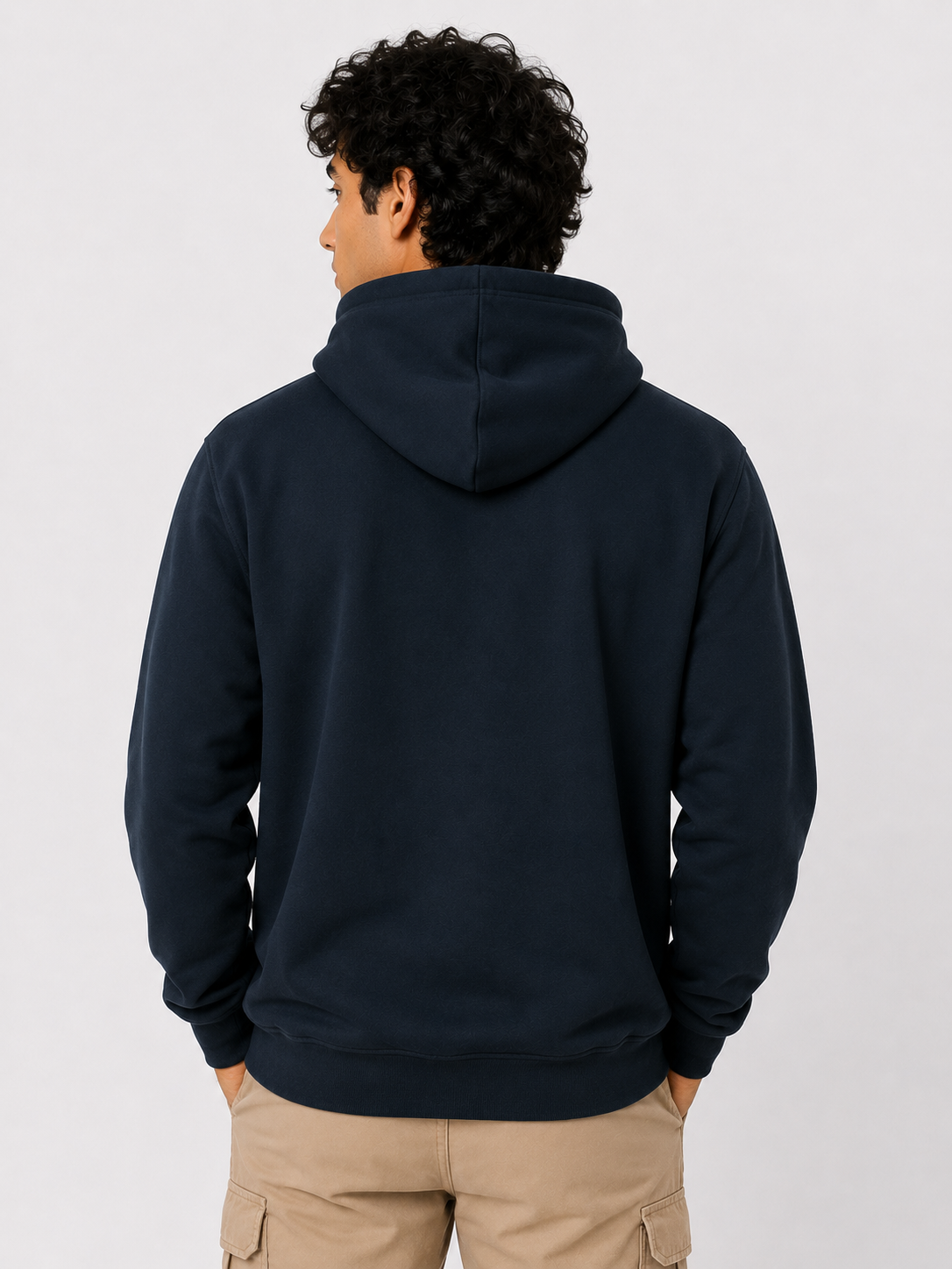 Amoldo Men’s Cotton Fleece Printed Hooded Sweatshirt/Hoodie