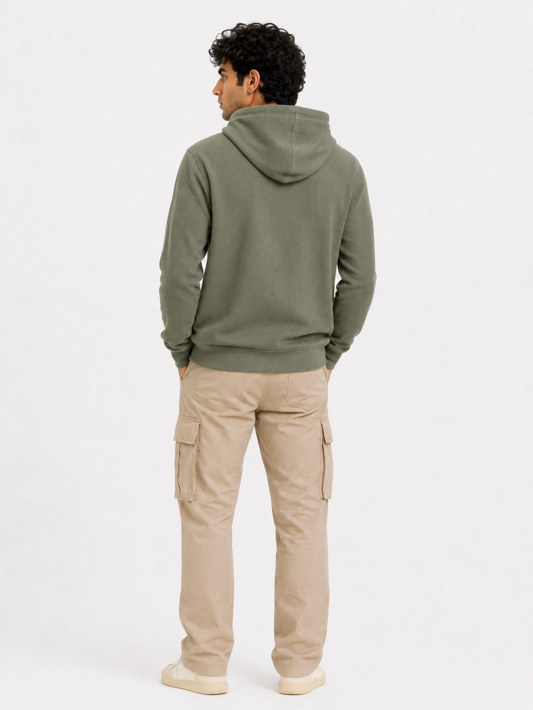 Men's Full Sleeve Hoodie with Kangaroo Pocket
