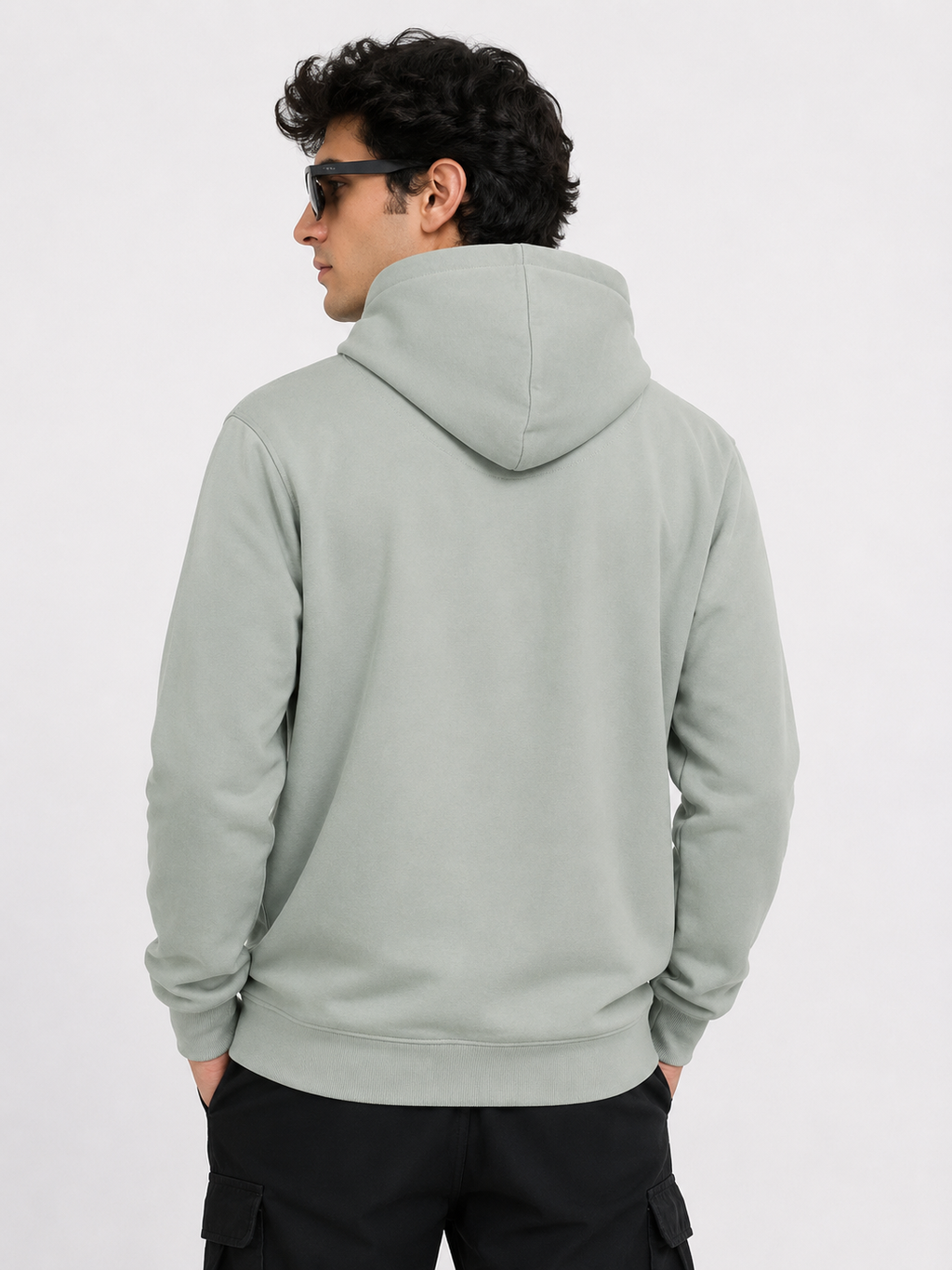 Amoldo Men’s Cotton Fleece Printed Hooded Sweatshirt/Hoodie