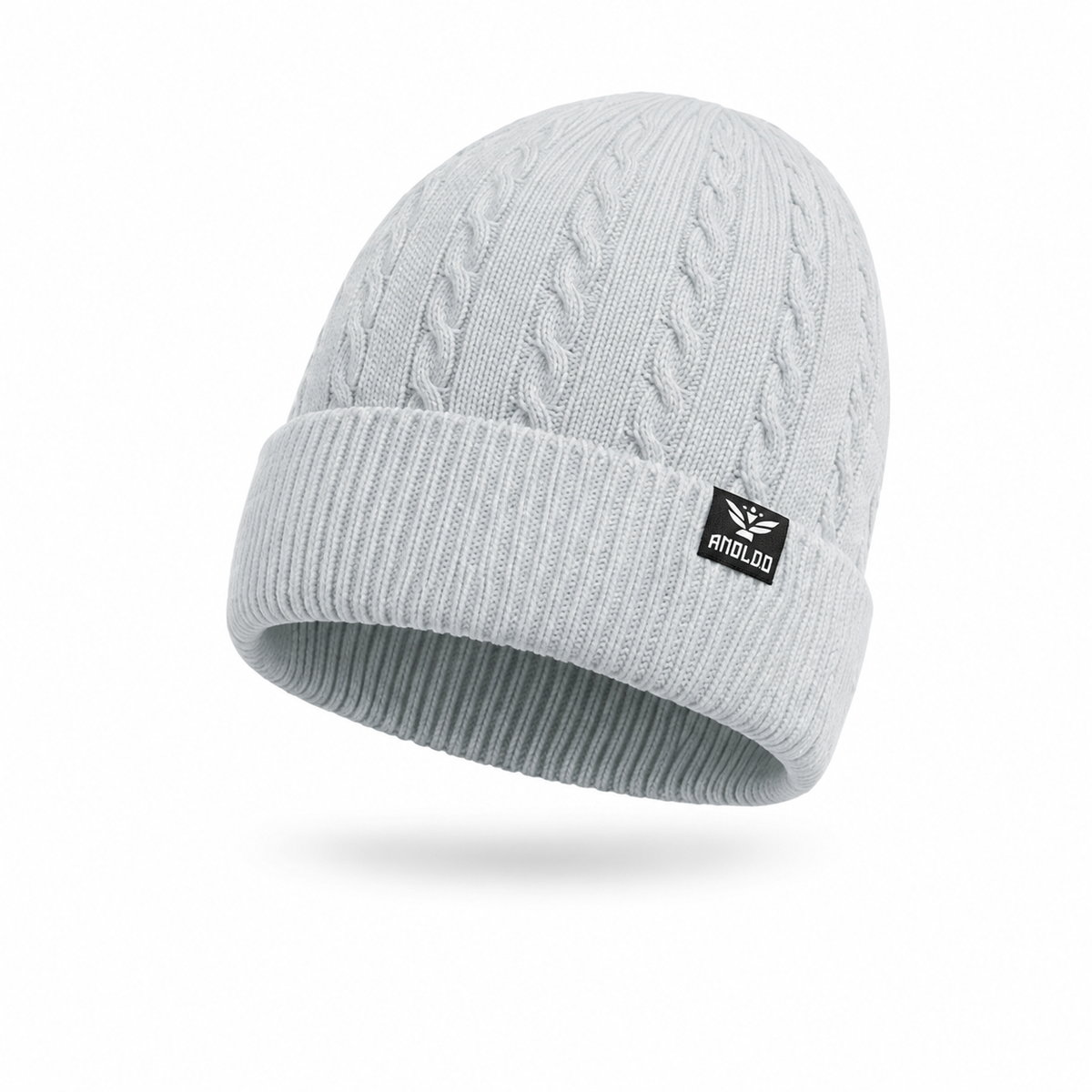 AMOLDO Unisex Woolen Beanie Cap & Muffler Winter Set