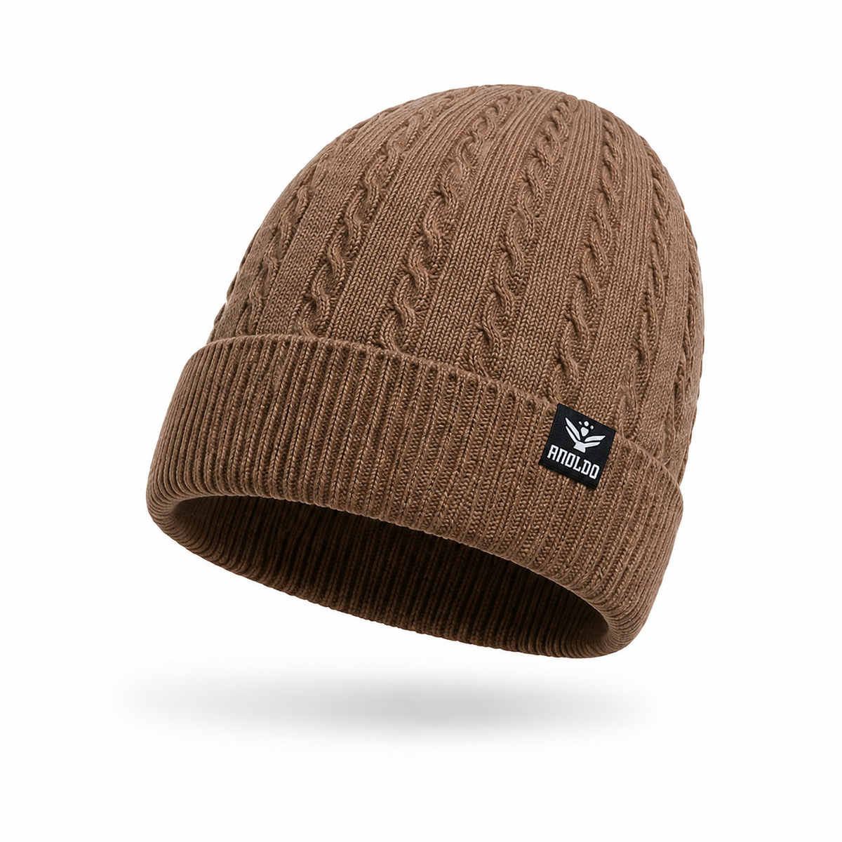 AMOLDO Unisex Woolen Beanie Cap & Muffler Winter Set