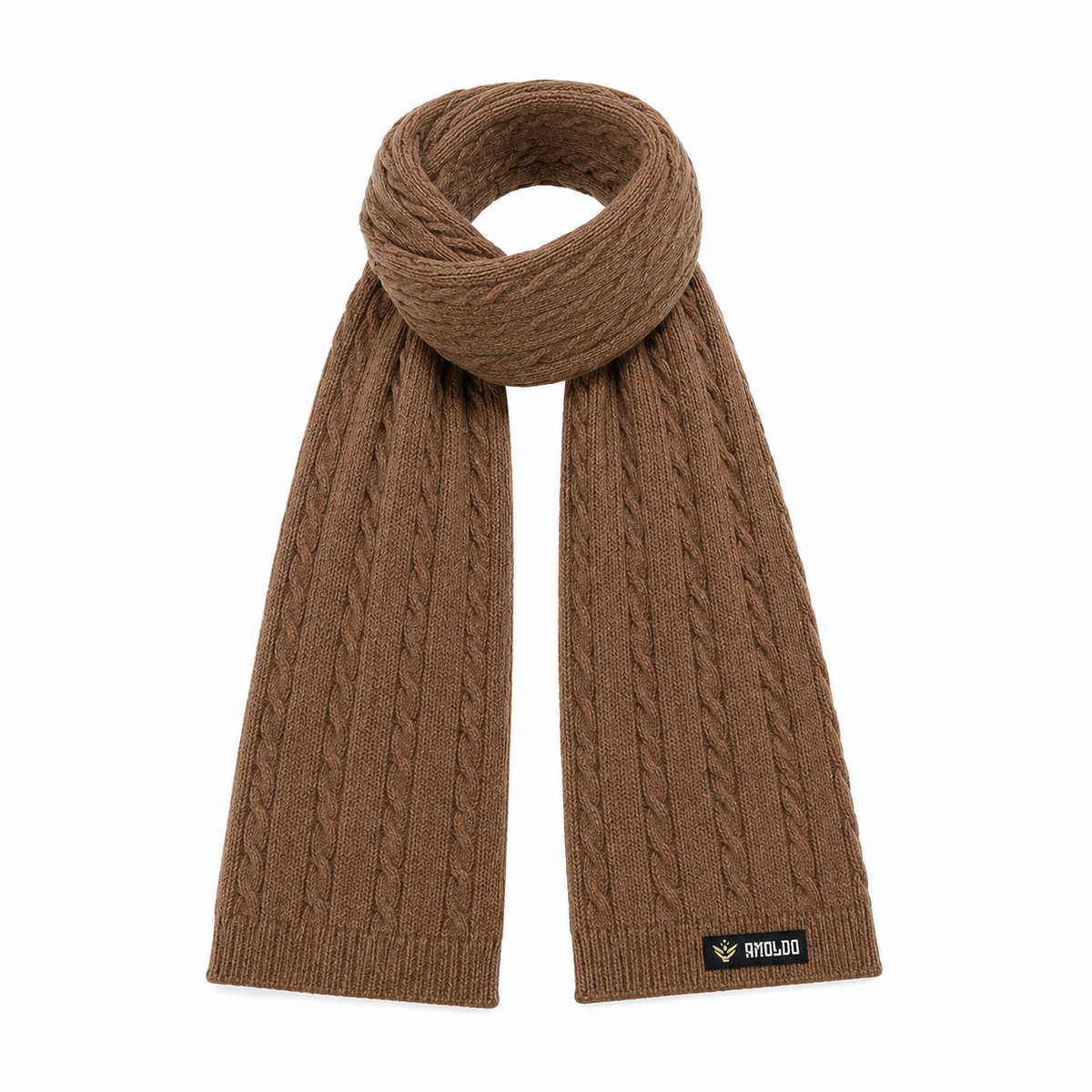 AMOLDO Unisex Woolen Beanie Cap & Muffler Winter Set
