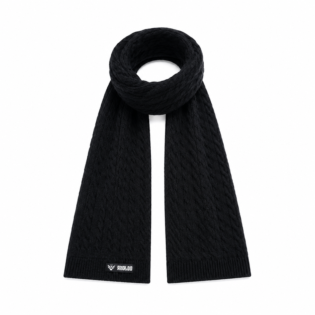 AMOLDO Unisex Woolen Beanie Cap & Muffler Winter Set