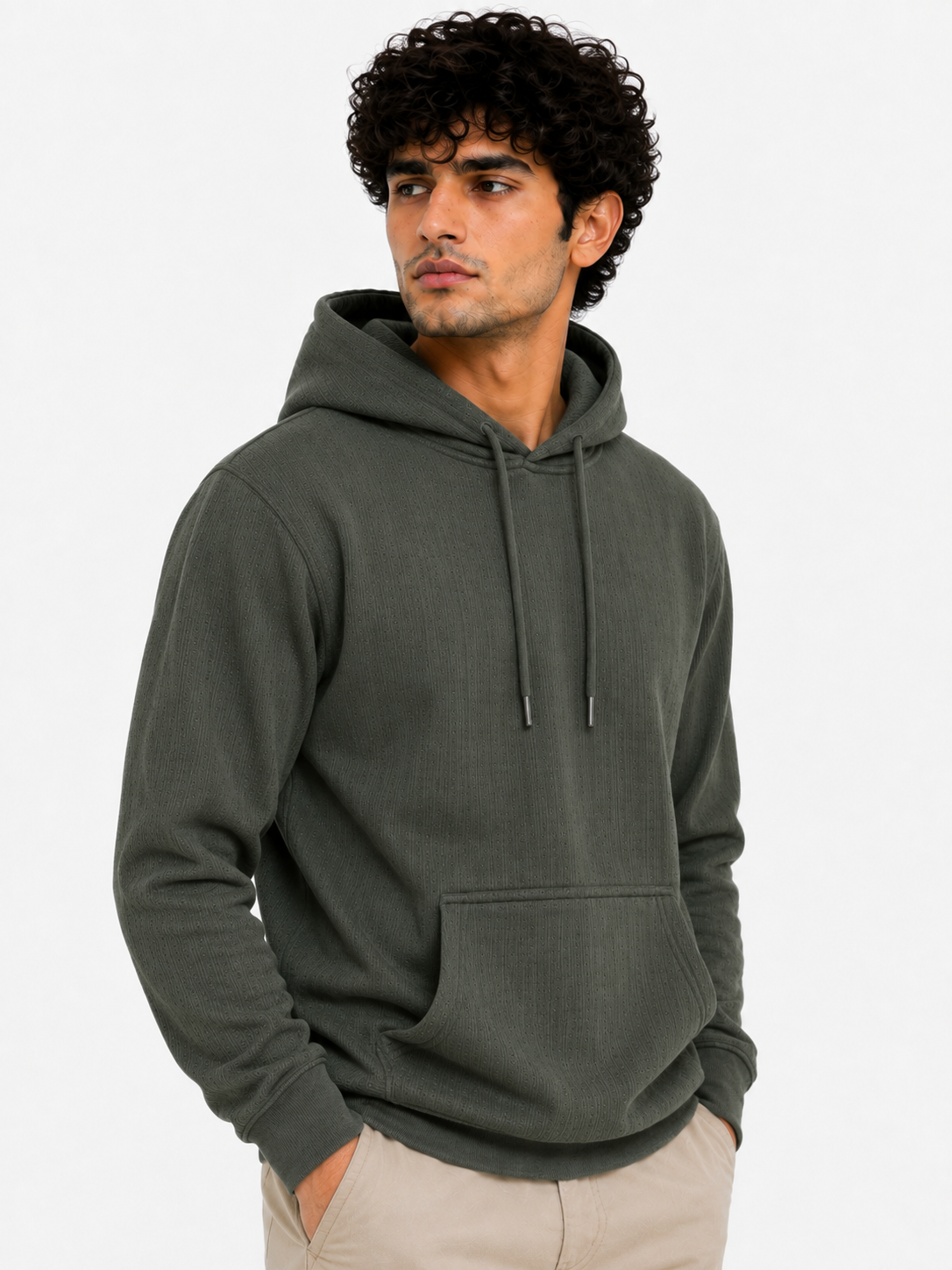 Men's Full Sleeve Hoodie with Kangaroo Pocket