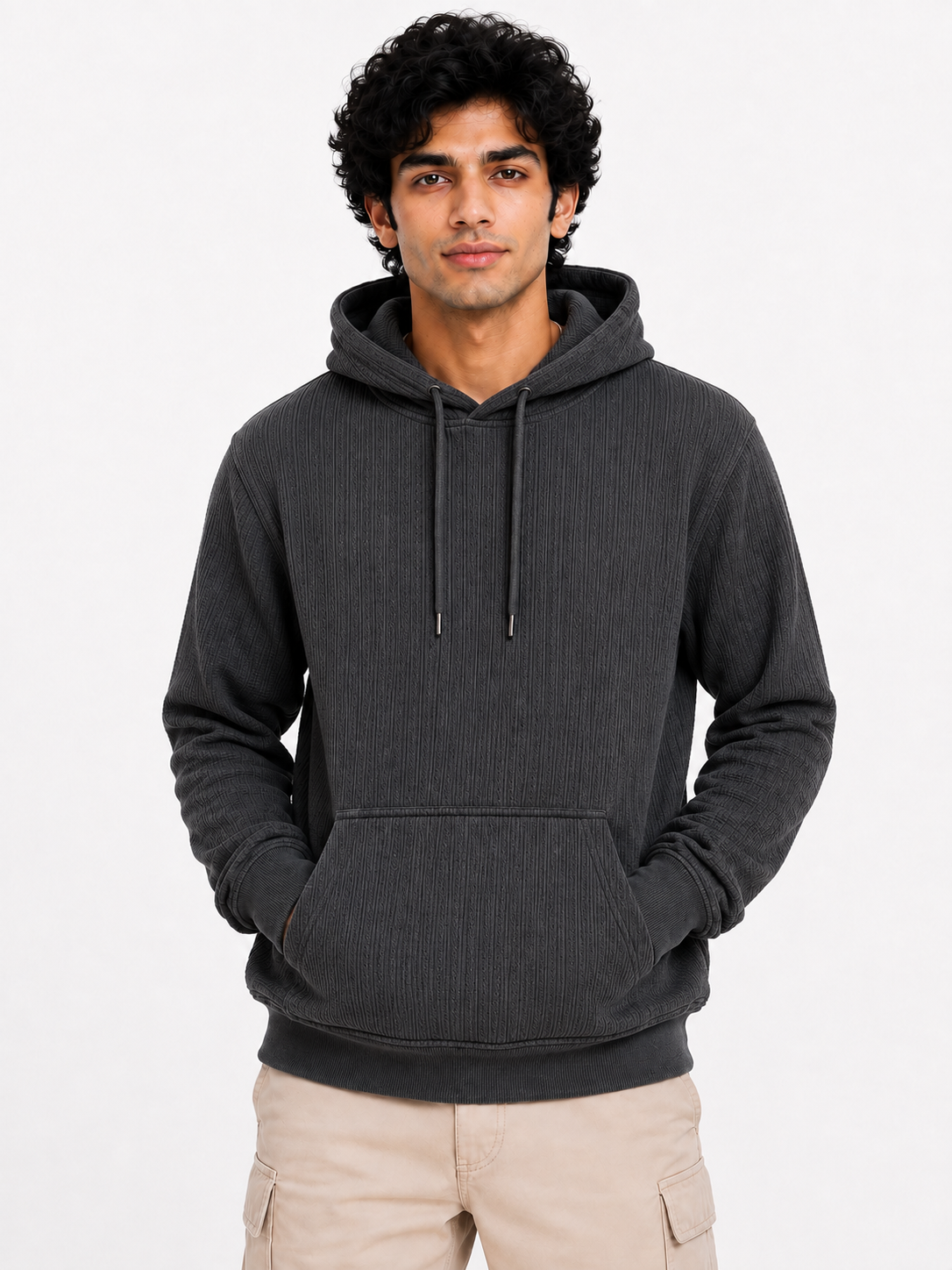 Men's Full Sleeve Hoodie with Kangaroo Pocket
