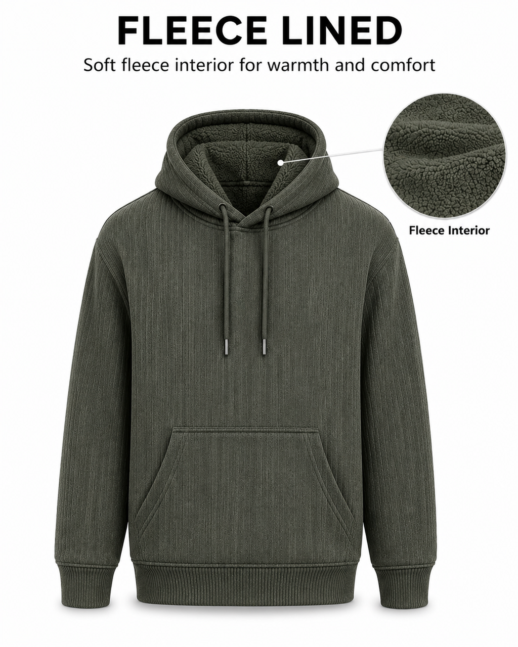 AMOLDO Women's Pullover Hoodie | Kangaroo Pocket | Full Sleeve Winter Hooded Sweatshirt